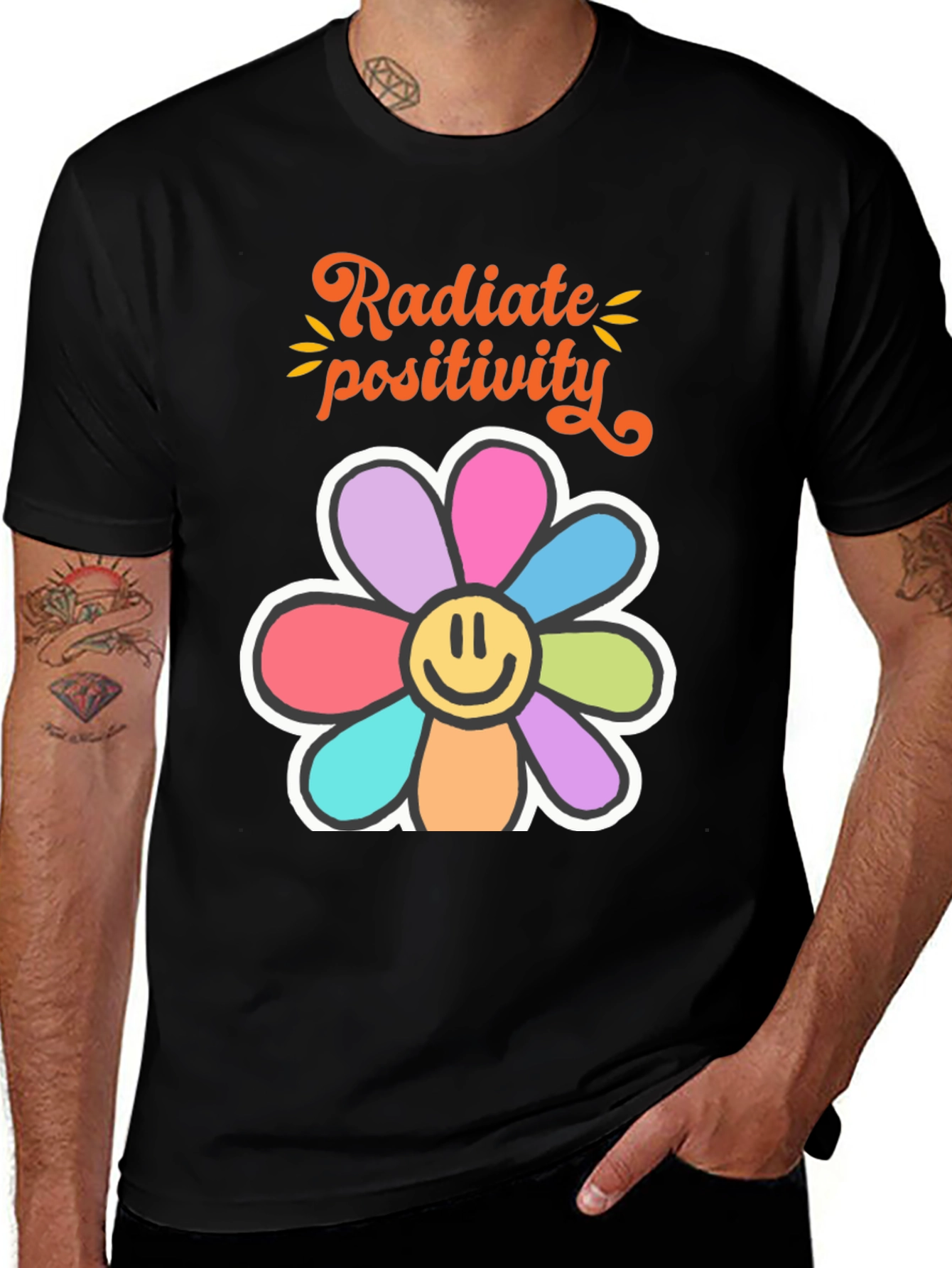 Radiate Positivity Graphic T-Shirt