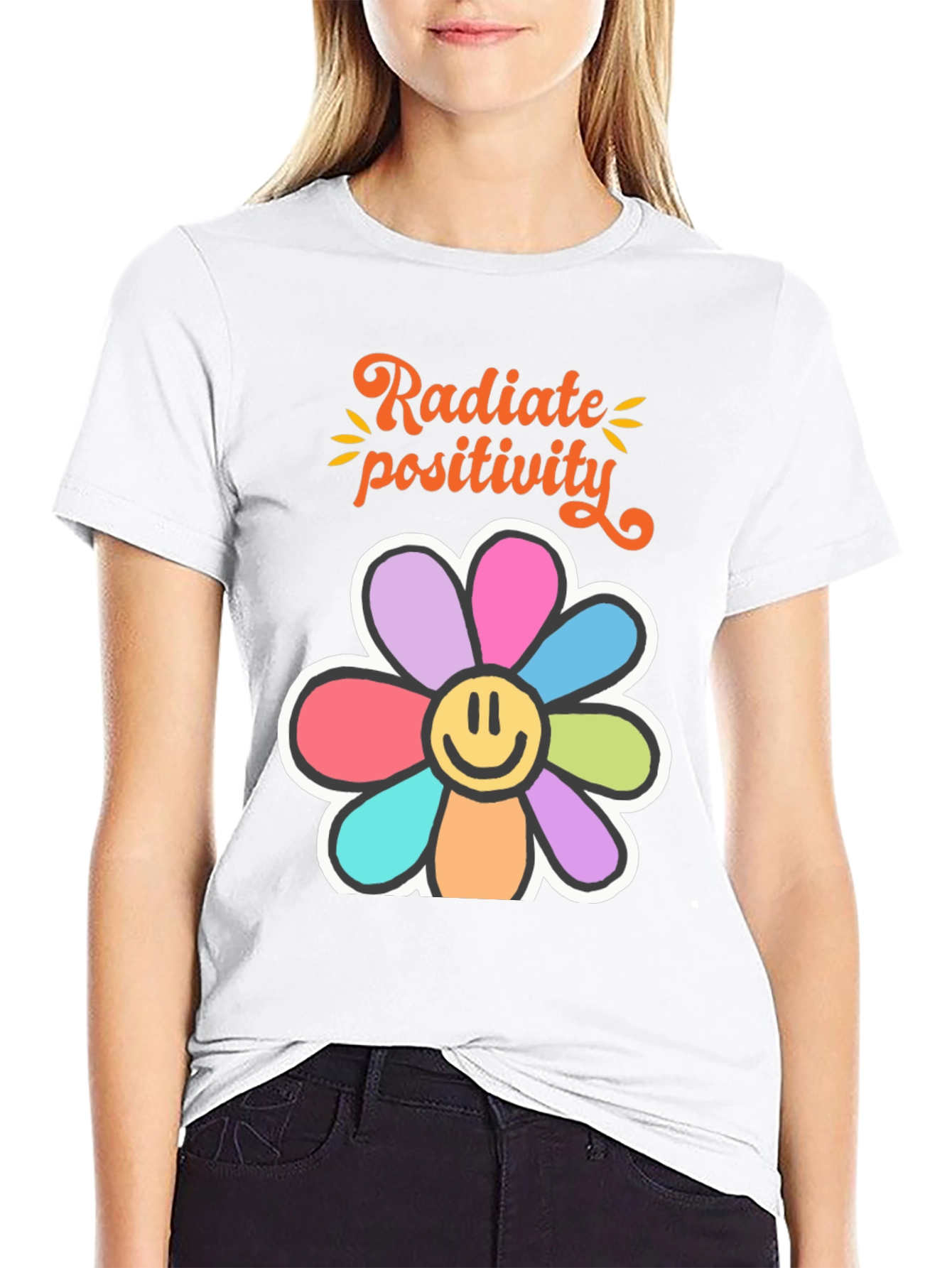 Radiate Positivity Graphic T-Shirt