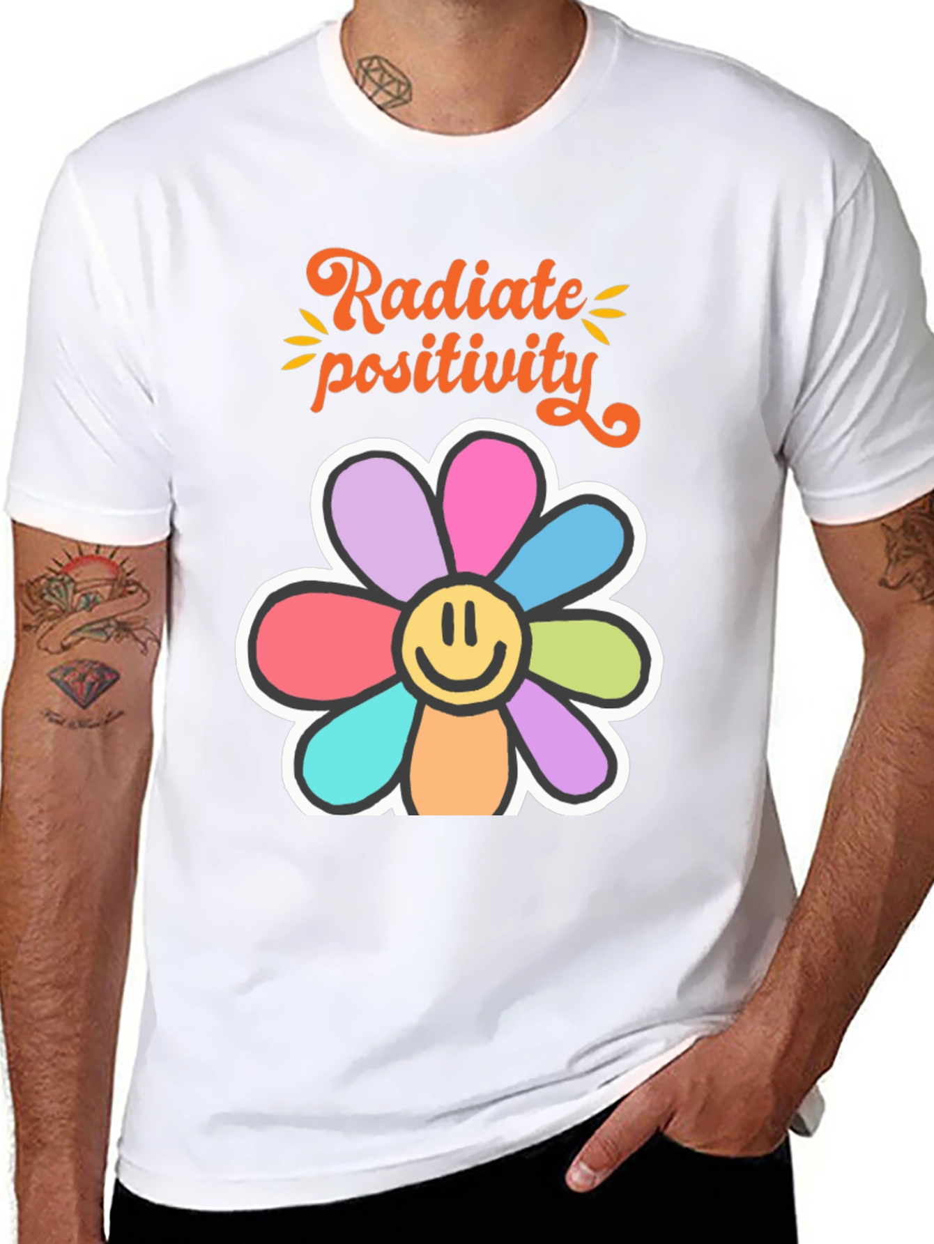 Radiate Positivity Graphic T-Shirt