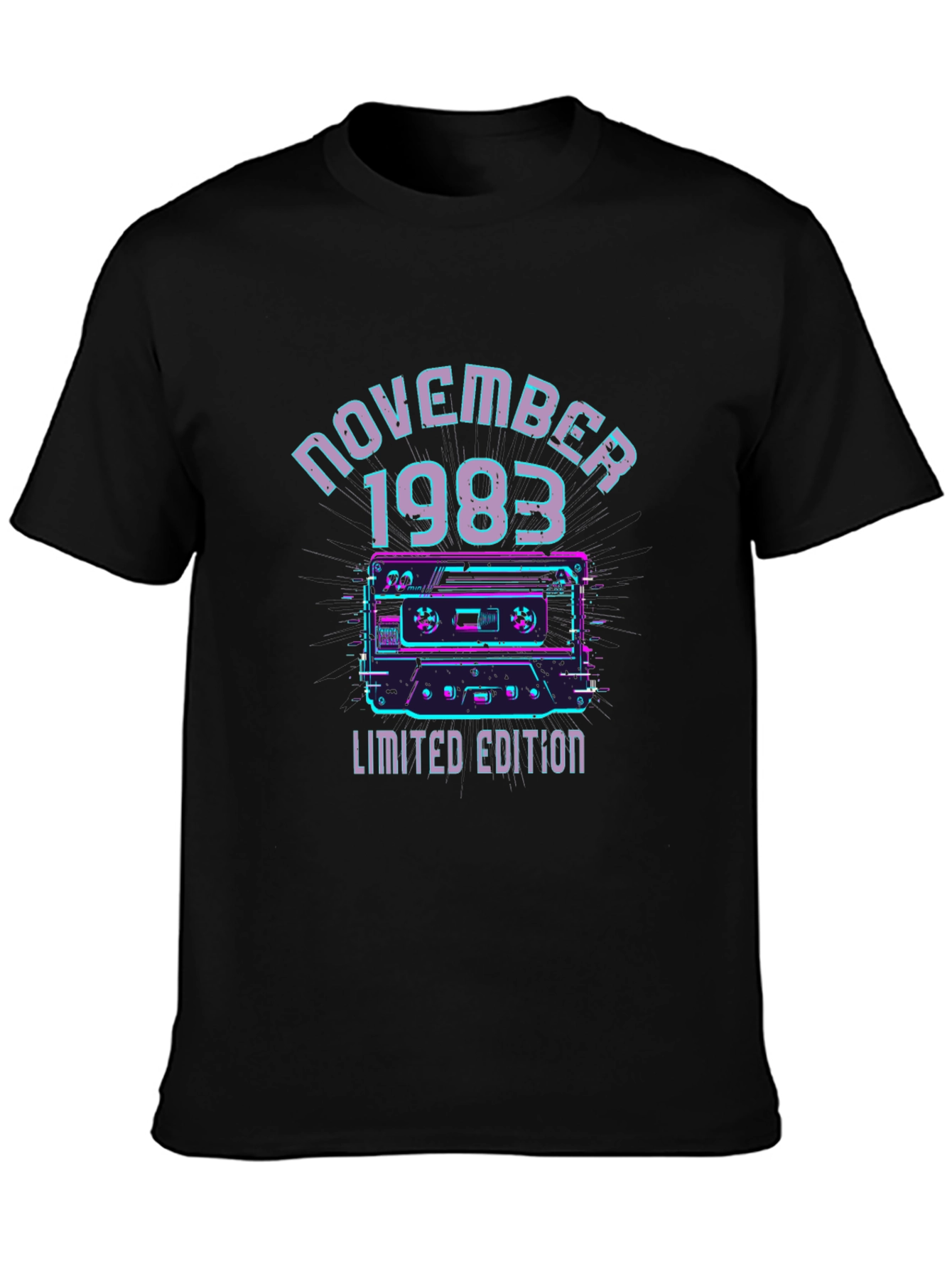 November 1983 Limited Edition Retro Cassette T-Shirt