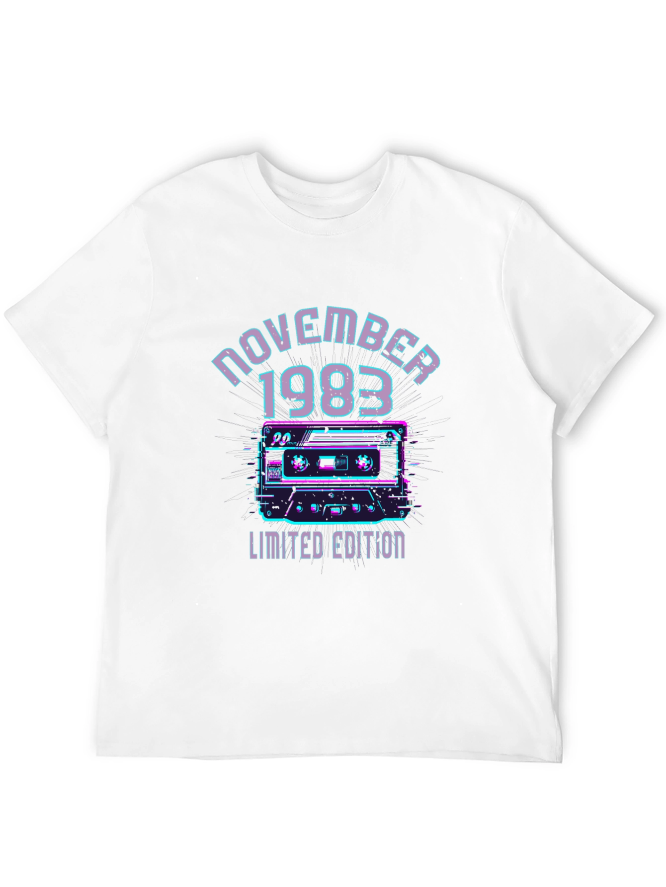 November 1983 Limited Edition Retro Cassette T-Shirt