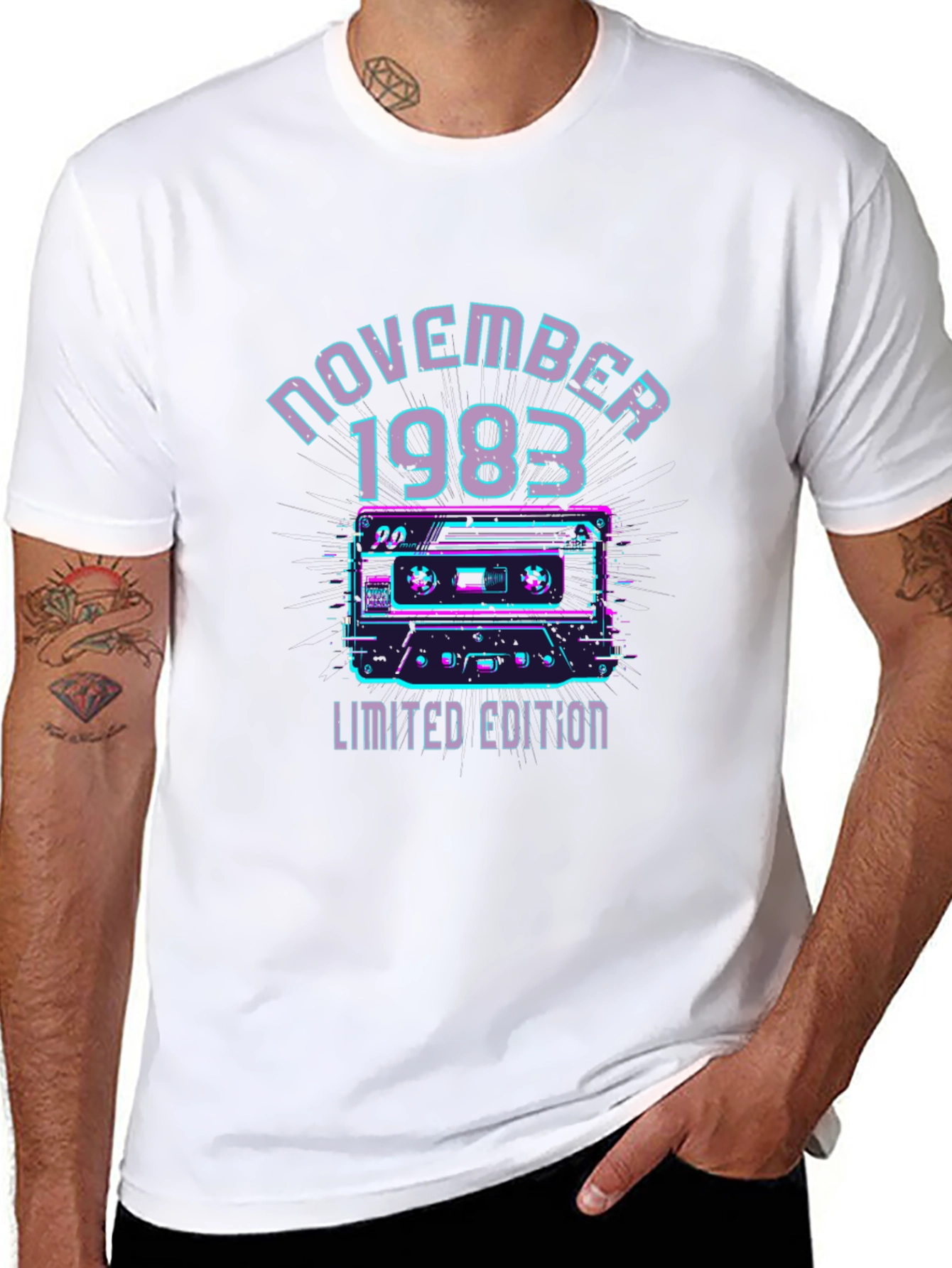 November 1983 Limited Edition Retro Cassette T-Shirt