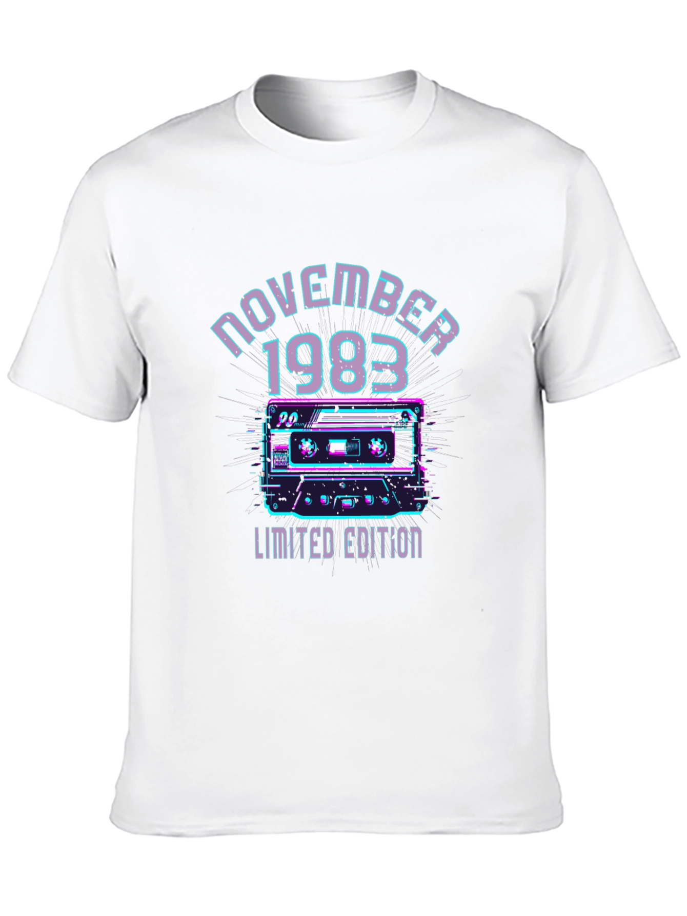 November 1983 Limited Edition Retro Cassette T-Shirt