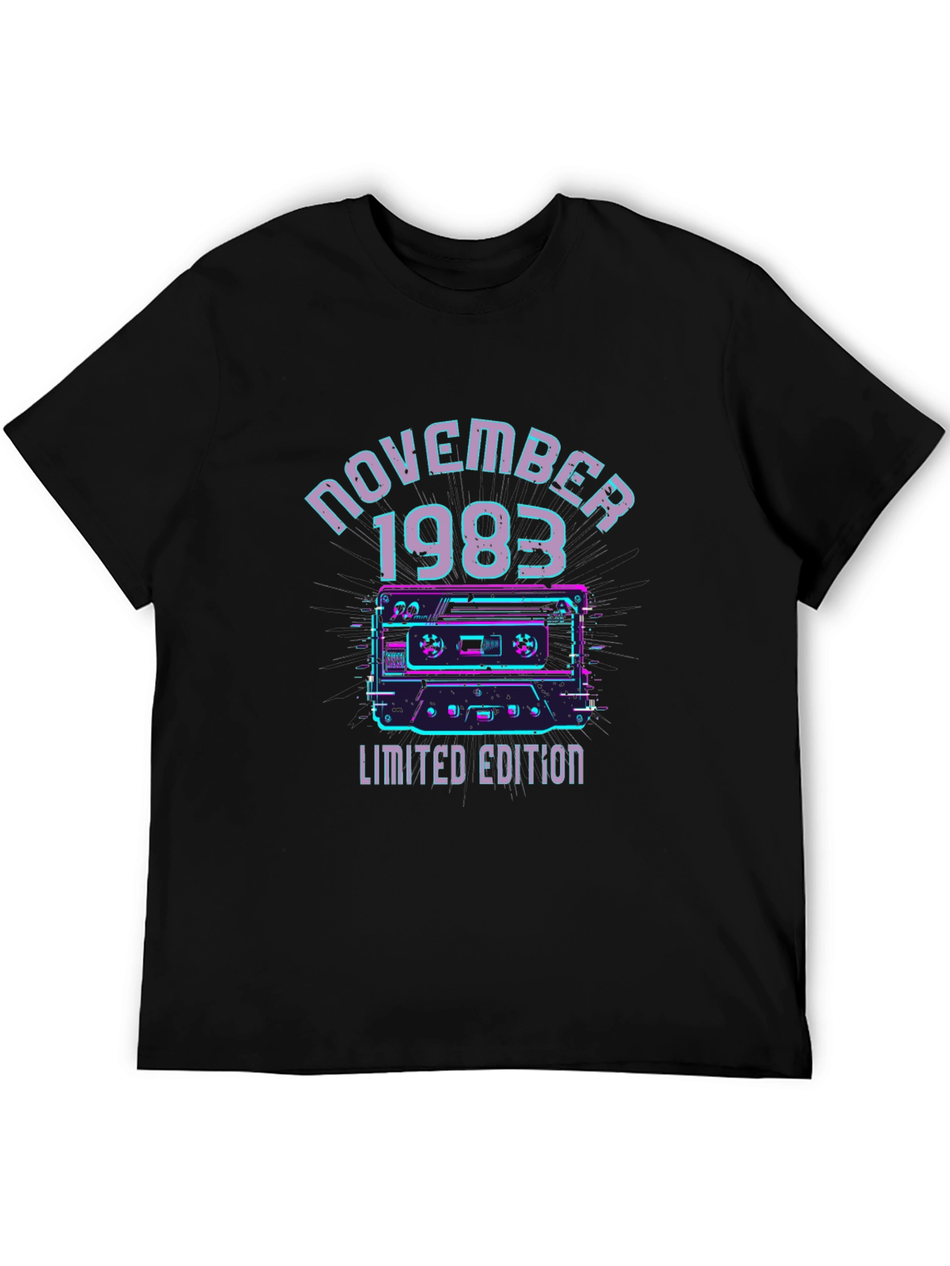 November 1983 Limited Edition Retro Cassette T-Shirt