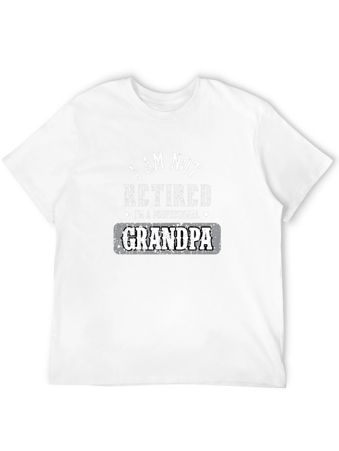 Professional Grandpa Graphic Tee - Black