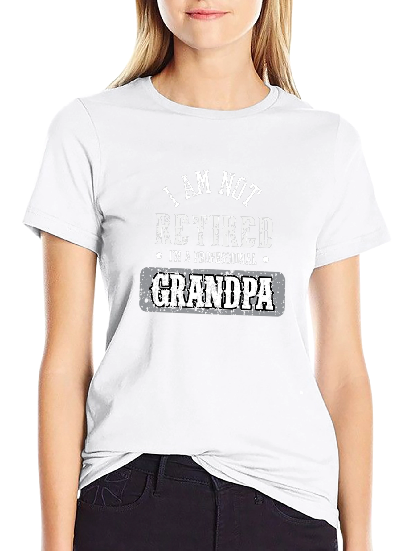Professional Grandpa Graphic Tee - Black
