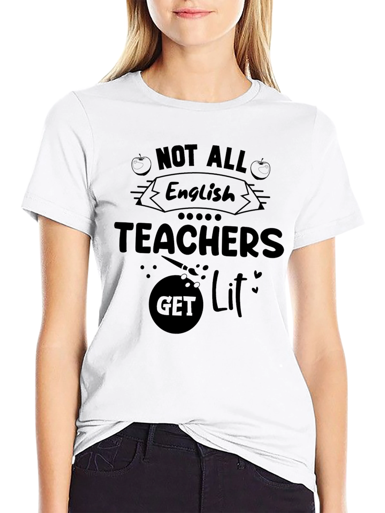 Funny English Teacher T-Shirt - Get Lit