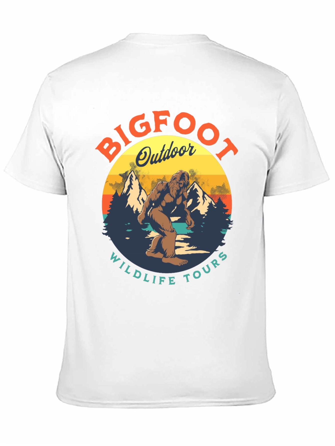 Bigfoot Outdoor Wildlife Tours Graphic Tee