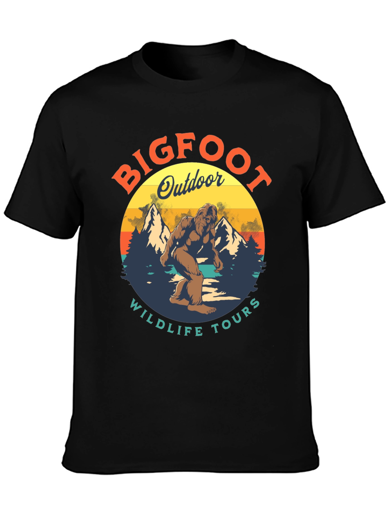 Bigfoot Outdoor Wildlife Tours Graphic Tee