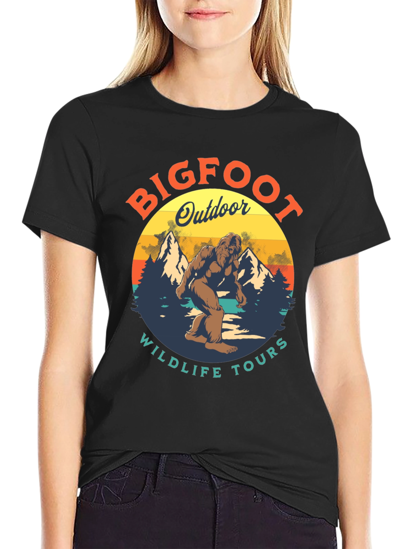 Bigfoot Outdoor Wildlife Tours Graphic Tee