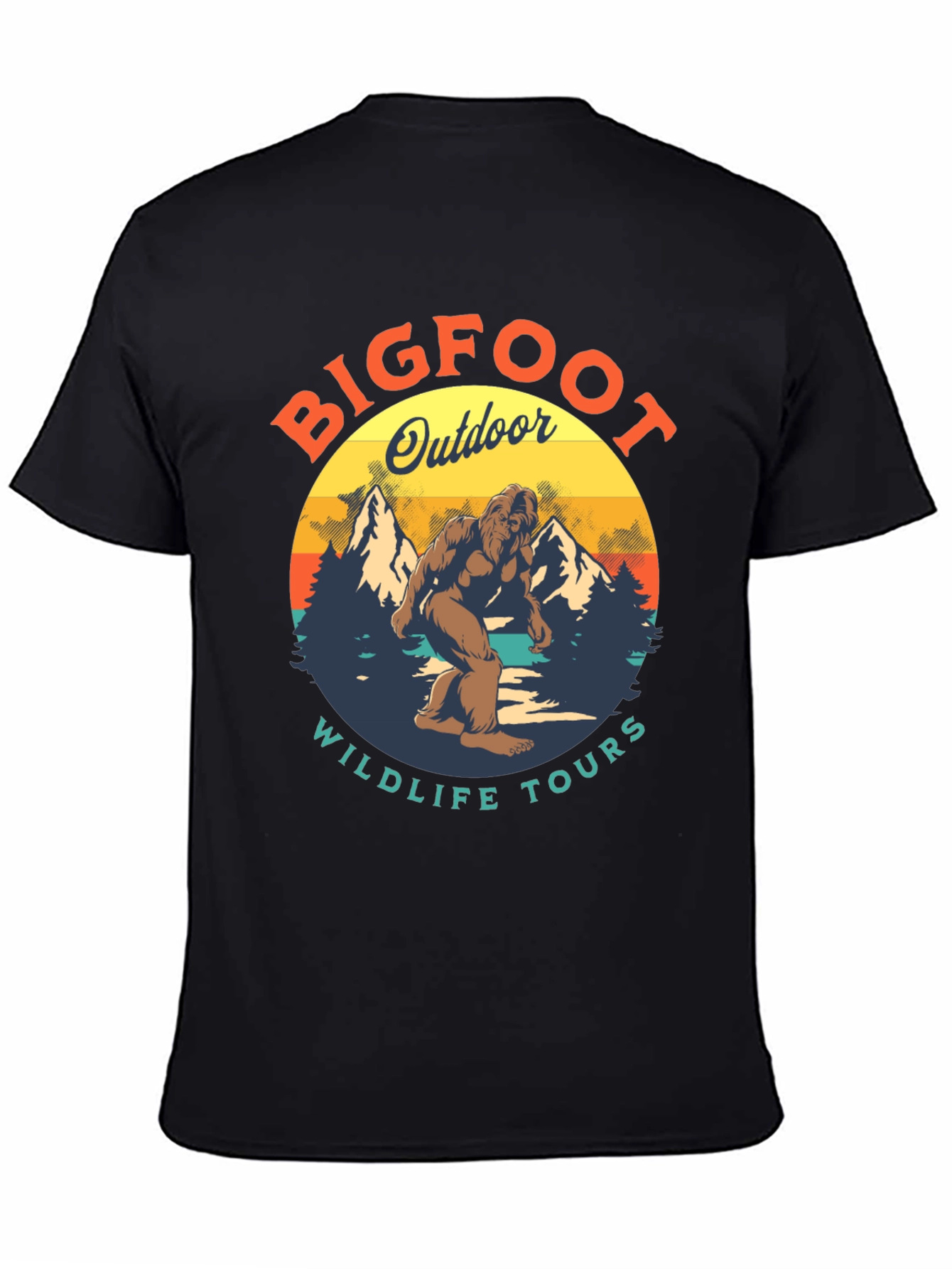 Bigfoot Outdoor Wildlife Tours Graphic Tee