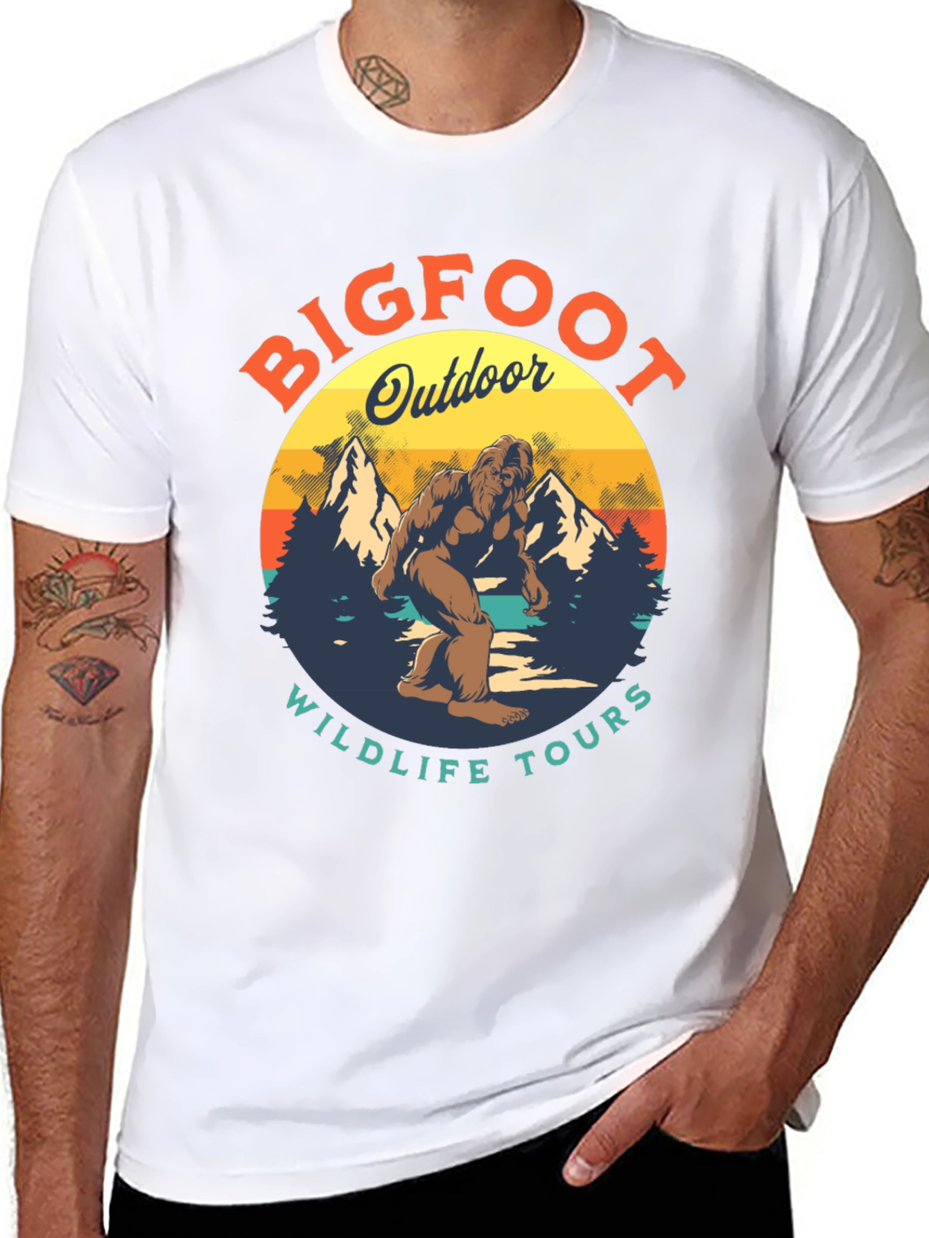 Bigfoot Outdoor Wildlife Tours Graphic Tee