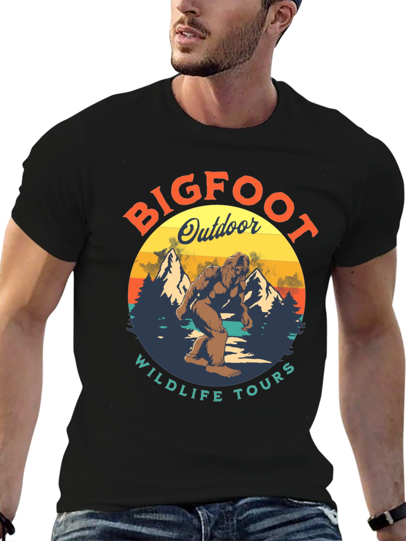 Bigfoot Outdoor Wildlife Tours Graphic Tee