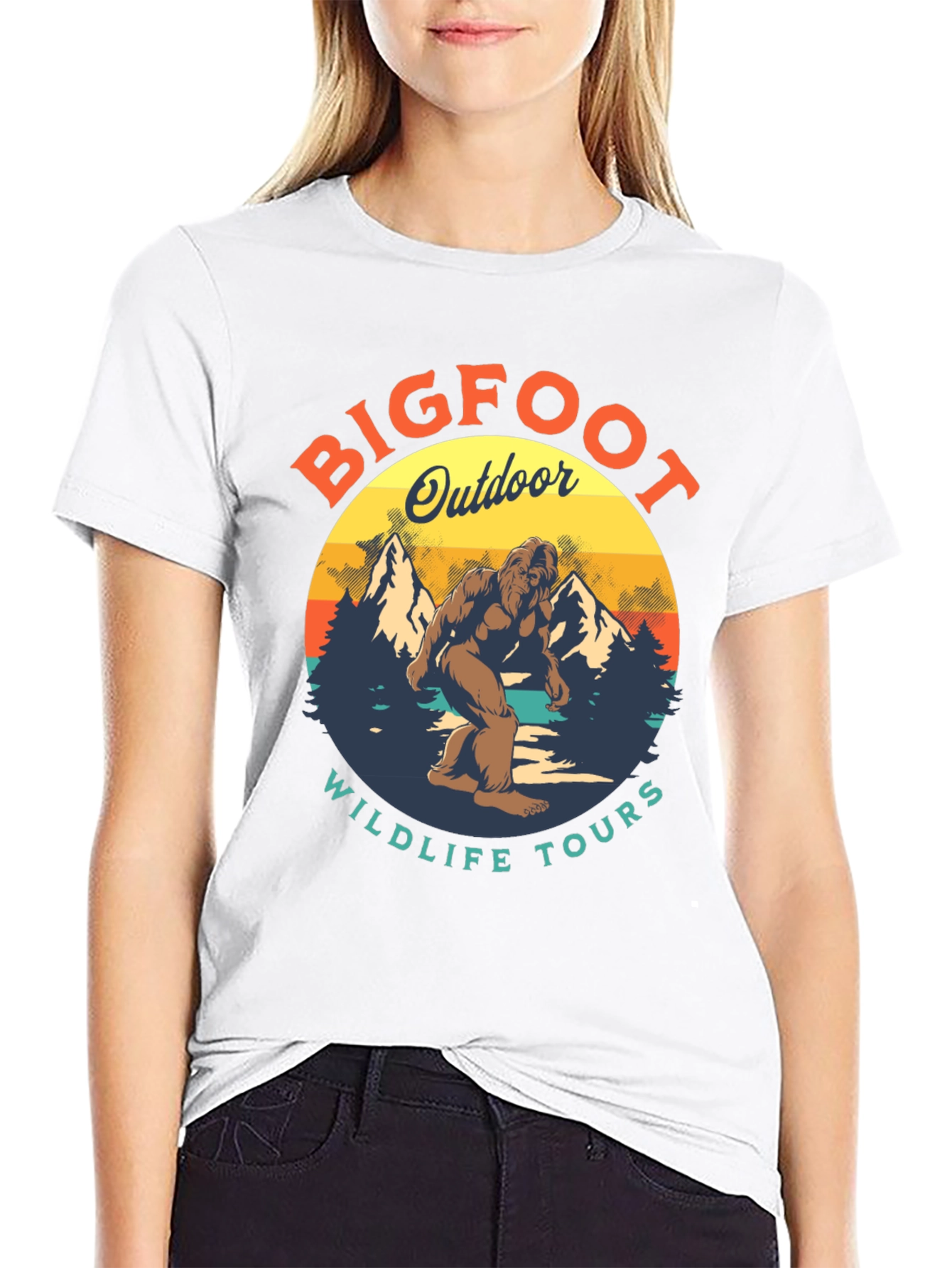 Bigfoot Outdoor Wildlife Tours Graphic Tee