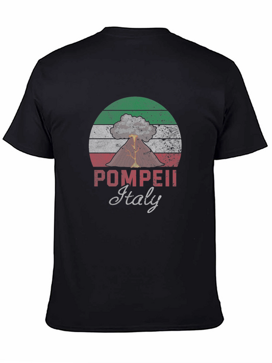 Pompeii Italy Vintage Volcano T-Shirt