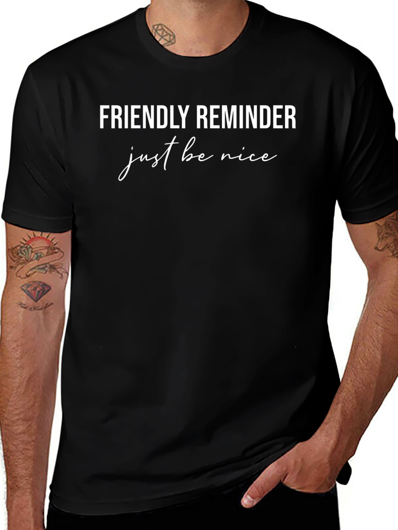 Friendly Reminder Just Be Nice Tee