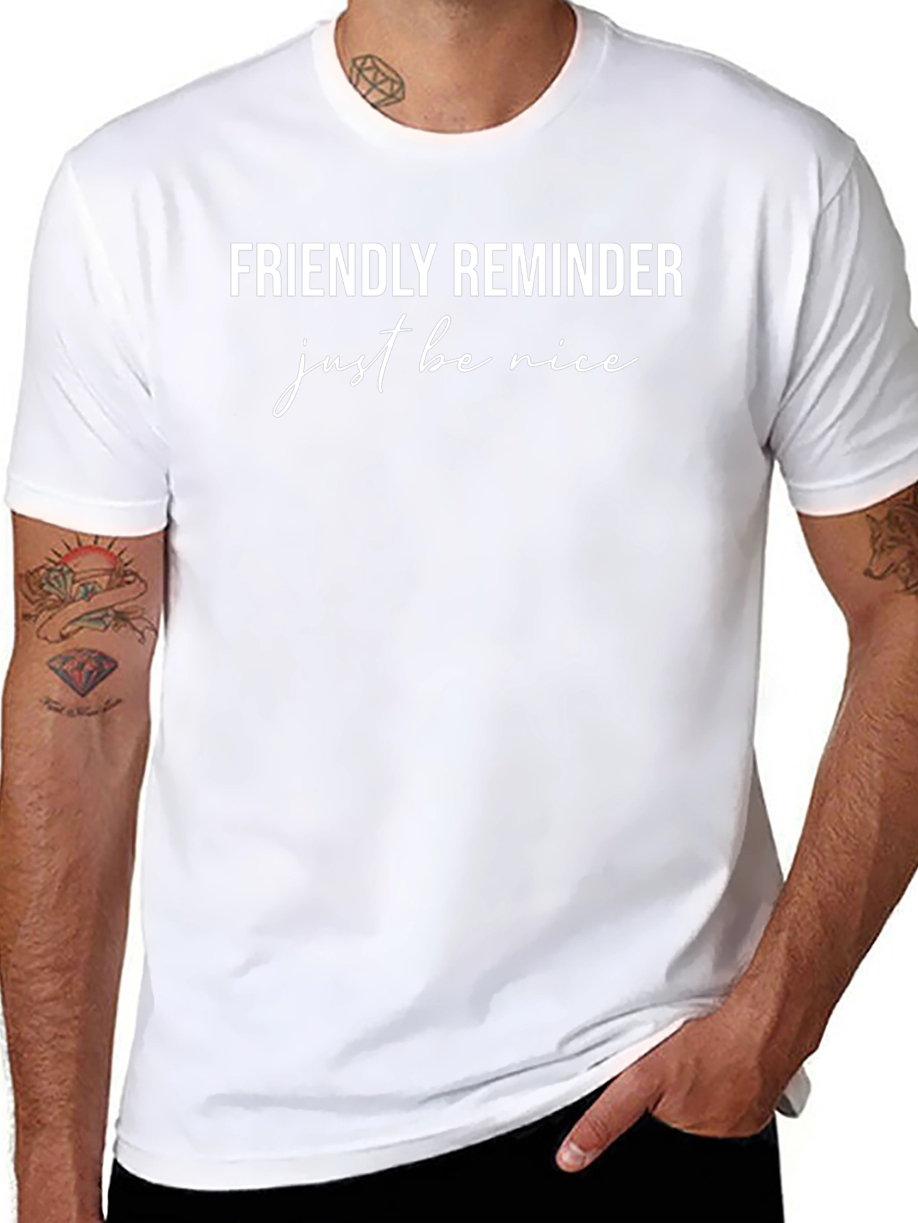 Friendly Reminder Just Be Nice Tee