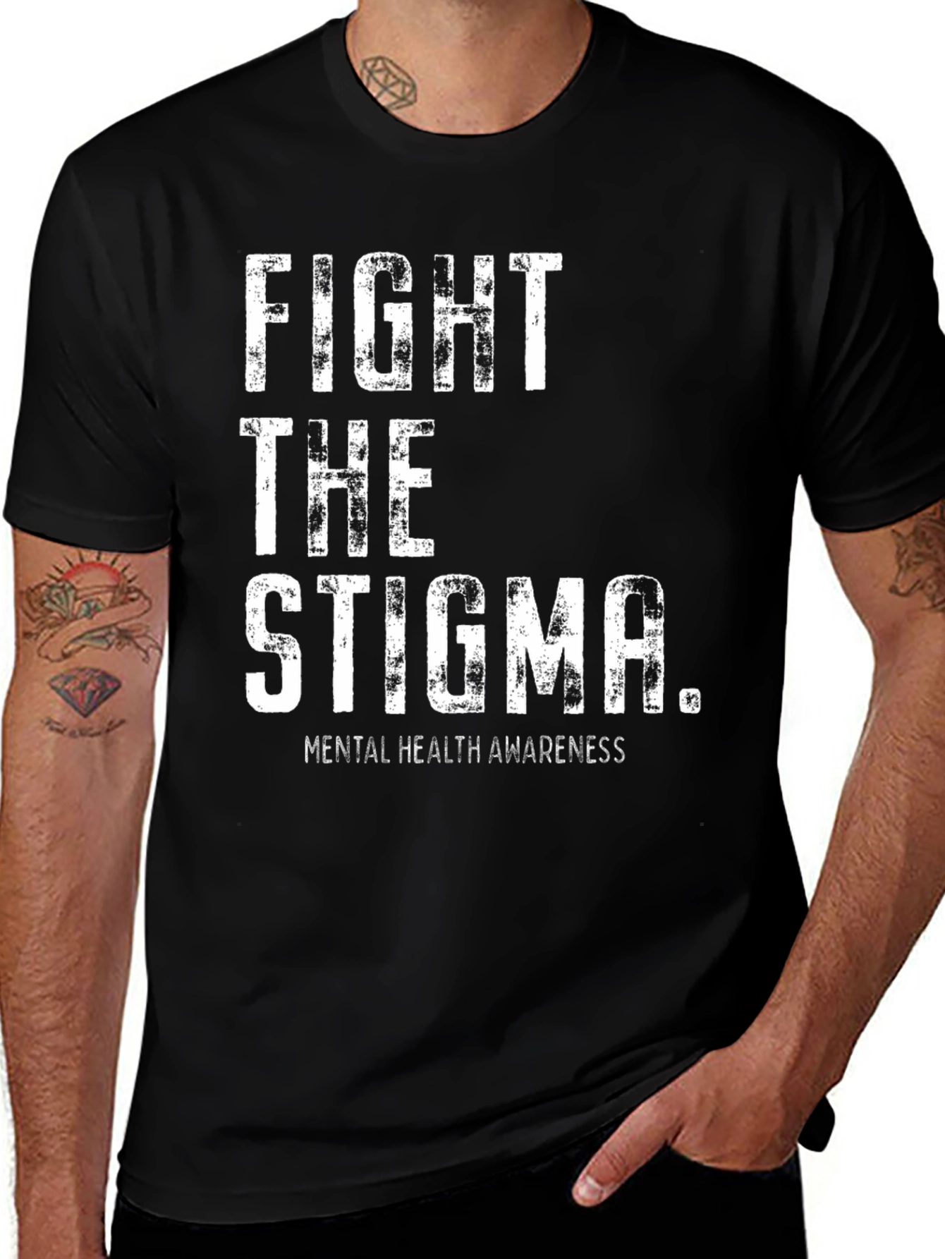 Fight the Stigma Mental Health Awareness T-Shirt