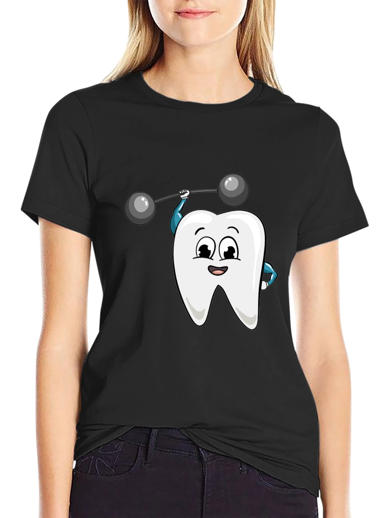 Funny Dental Health Black T-Shirt