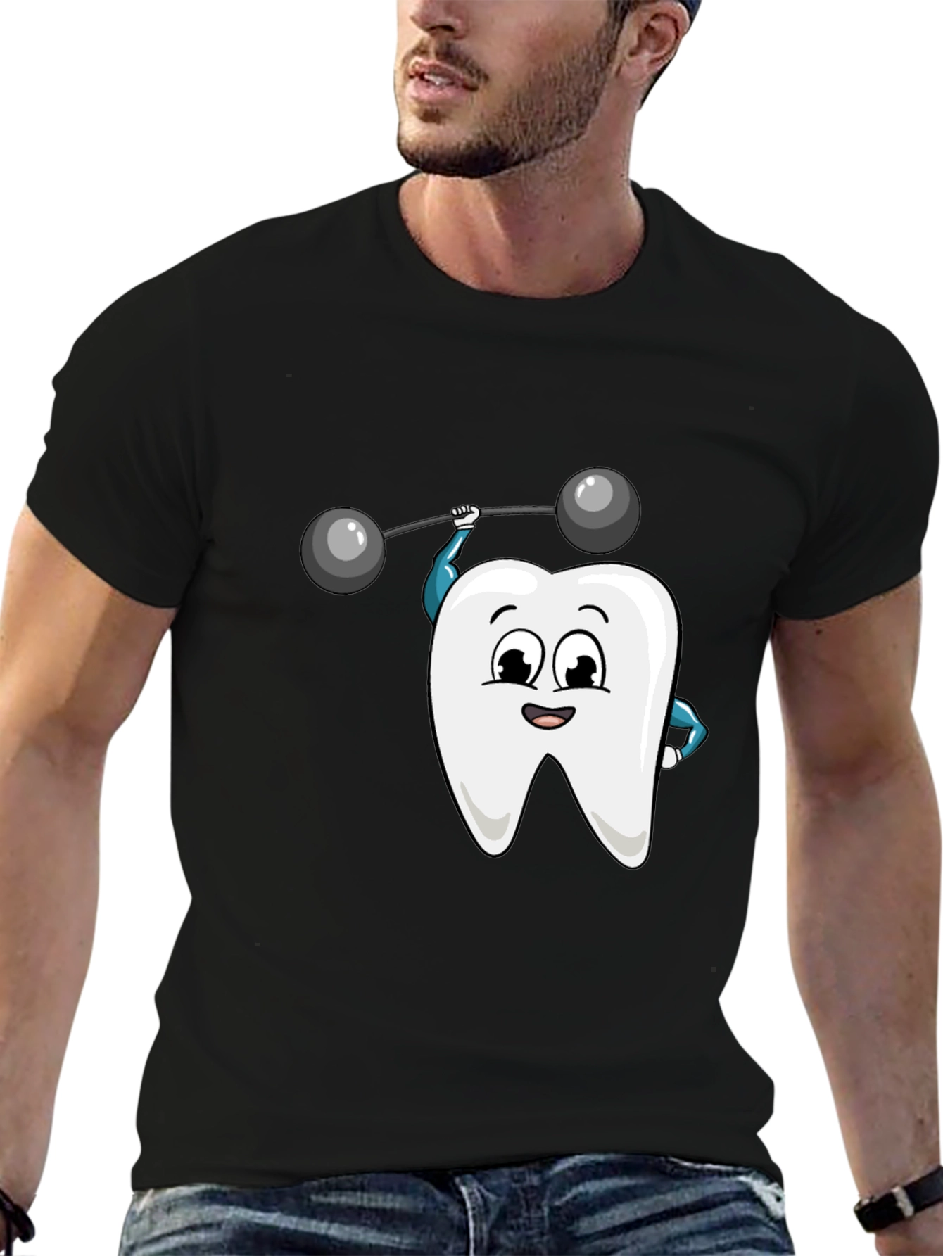 Funny Dental Health Black T-Shirt