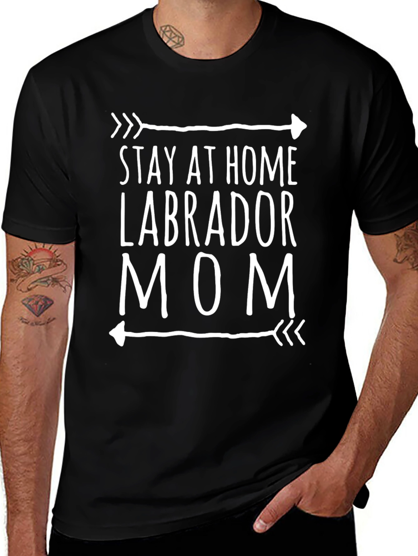 Stay At Home Labrador Mom T-Shirt
