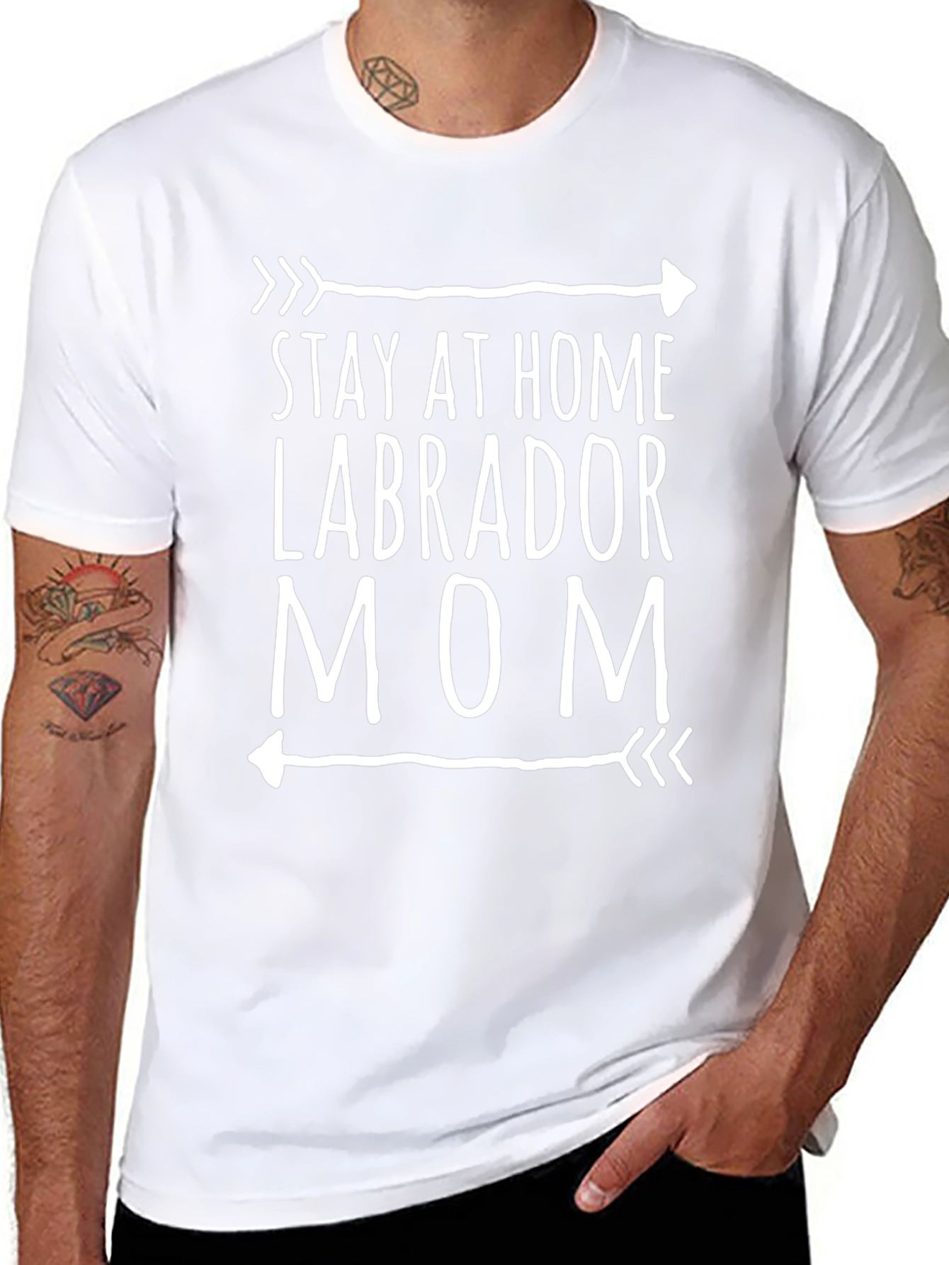 Stay At Home Labrador Mom T-Shirt