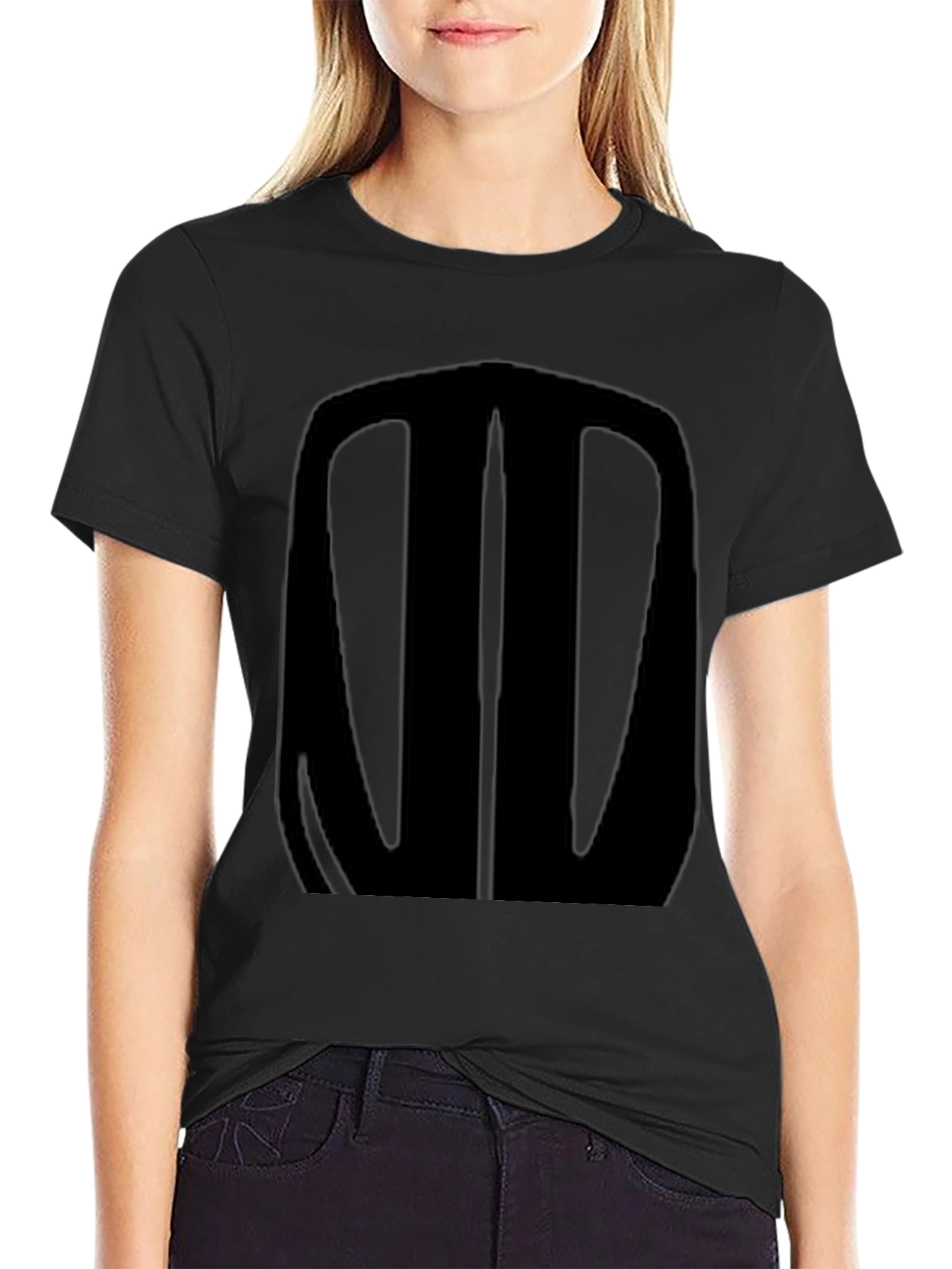 Bold Graphic Tee - Black Stylish Casual Comfort