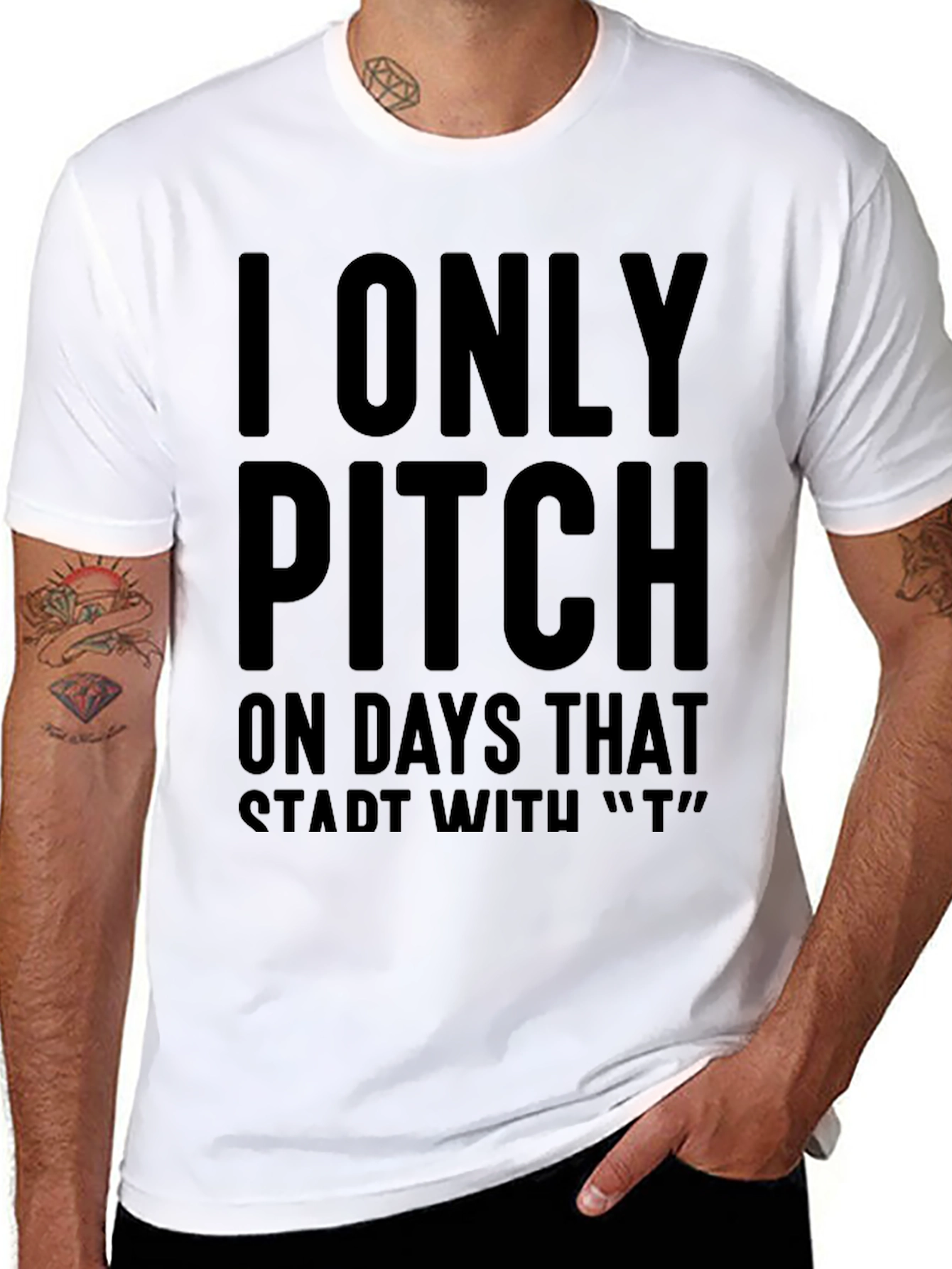 Funny I Only Pitch T-Shirt