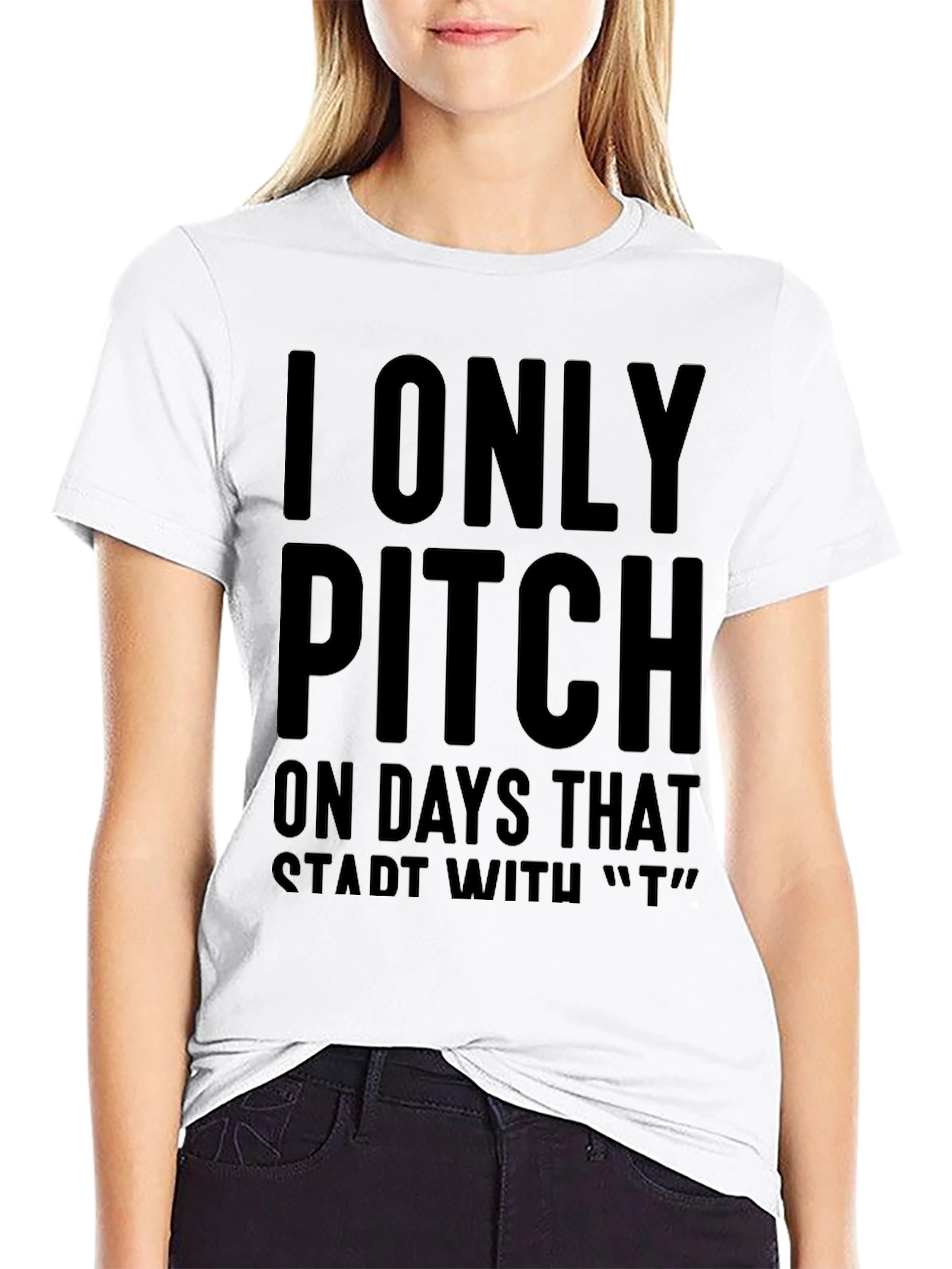 Funny I Only Pitch T-Shirt
