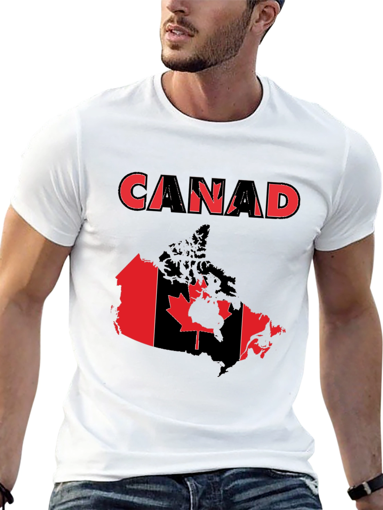Canada Flag T-Shirt - Patriotic Design