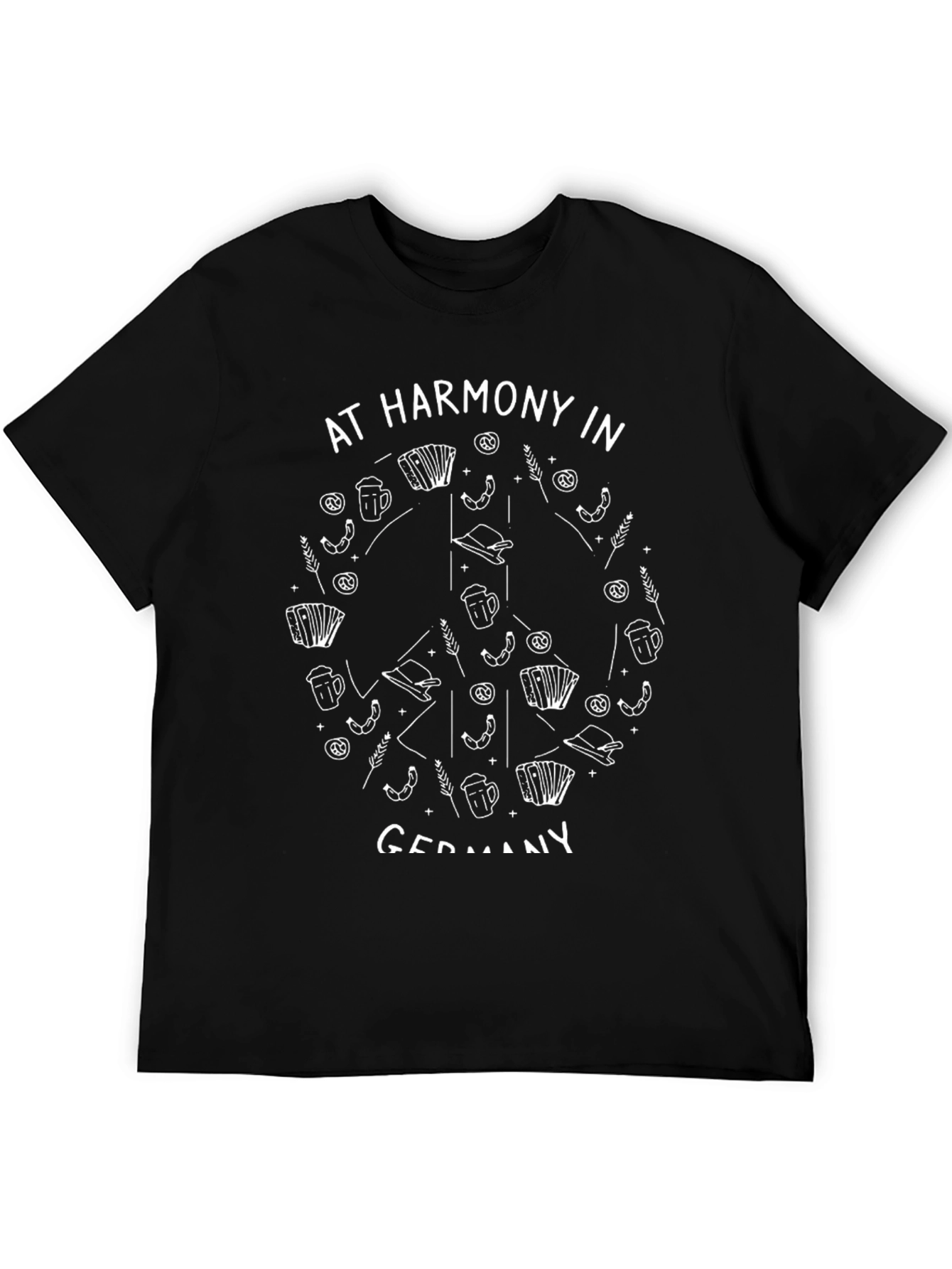 Oktoberfest Peace Sign T-Shirt - At Harmony In Germany