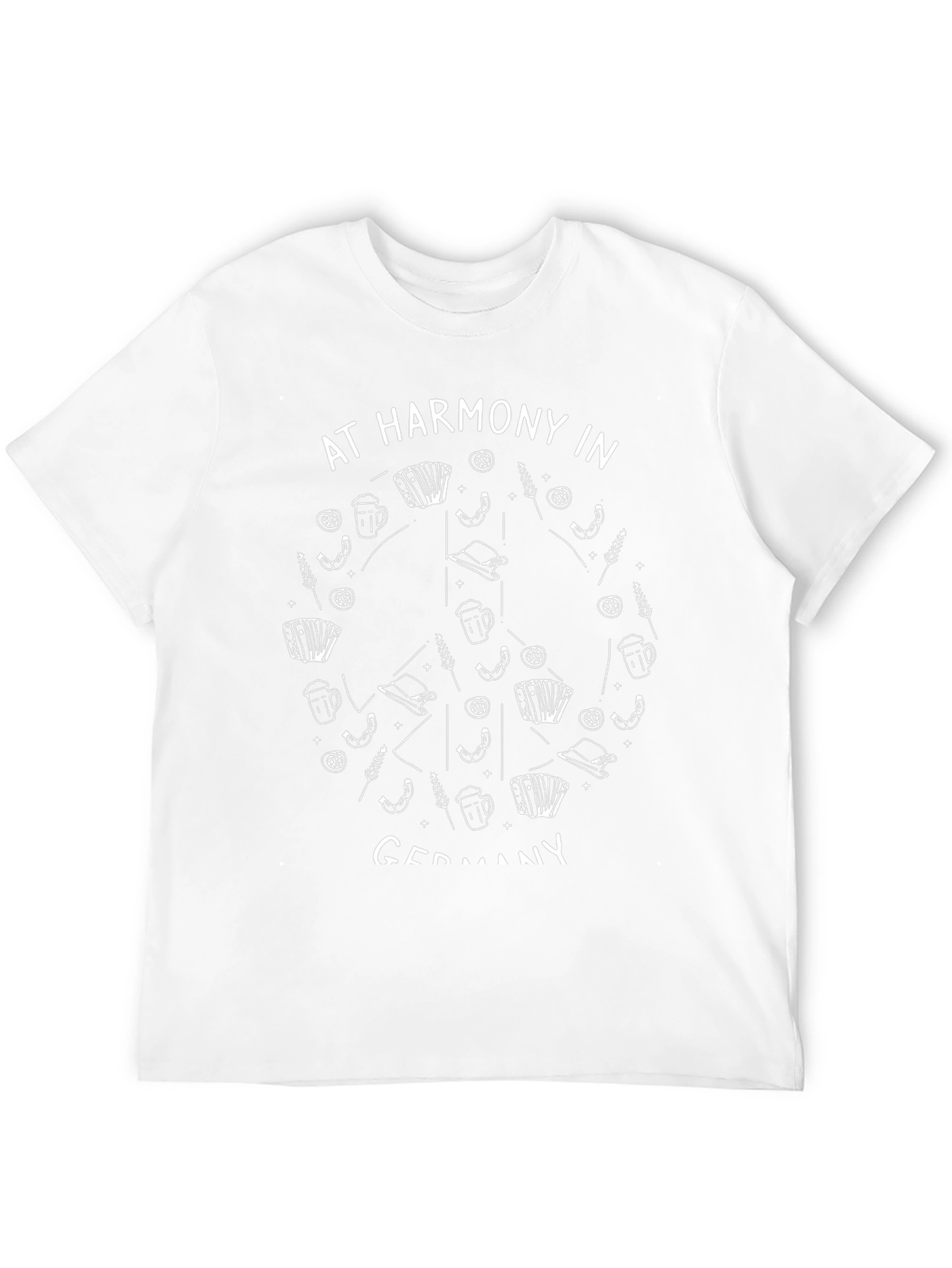 Oktoberfest Peace Sign T-Shirt - At Harmony In Germany