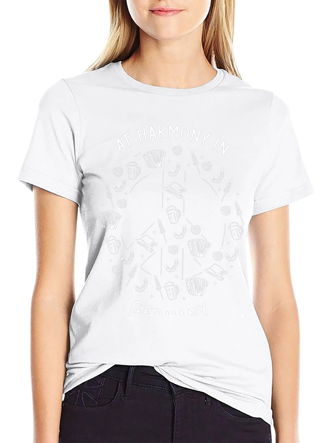 Oktoberfest Peace Sign T-Shirt - At Harmony In Germany
