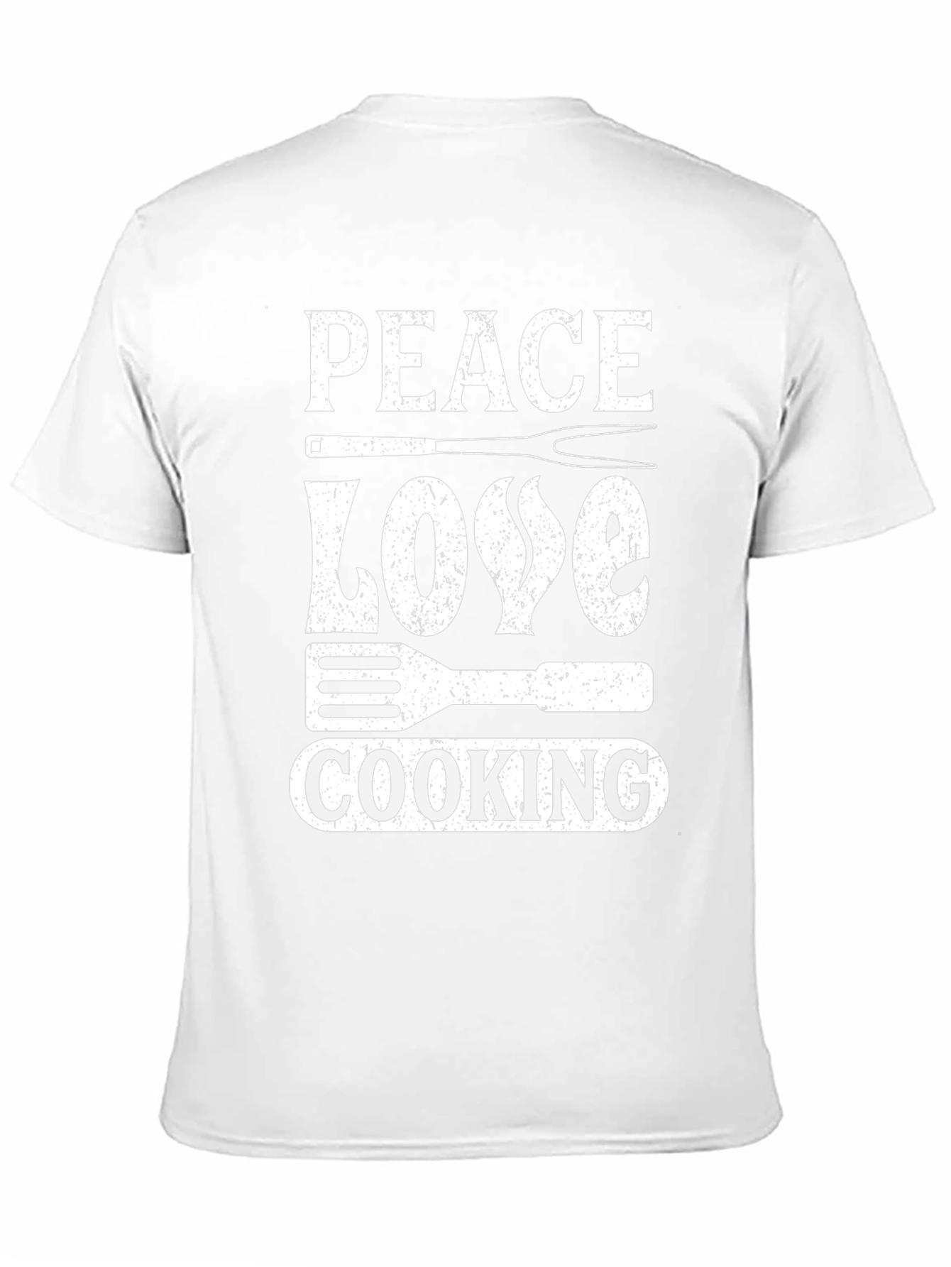 Peace Love Cooking Graphic T-Shirt