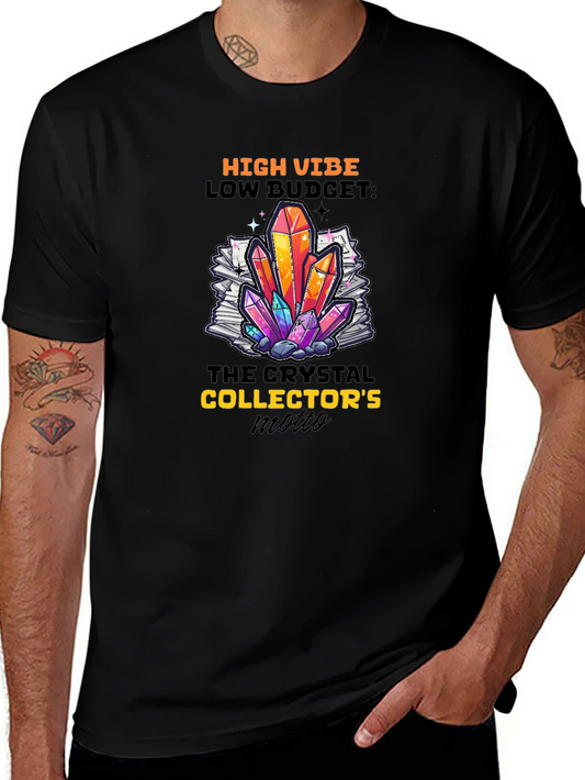 High Vibe Crystal Collector Black T-Shirt
