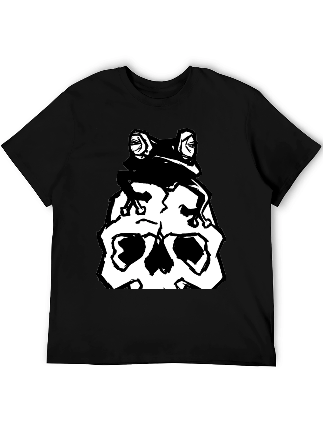 Frog Skull T-Shirt - Dark Humor Graphic Tee