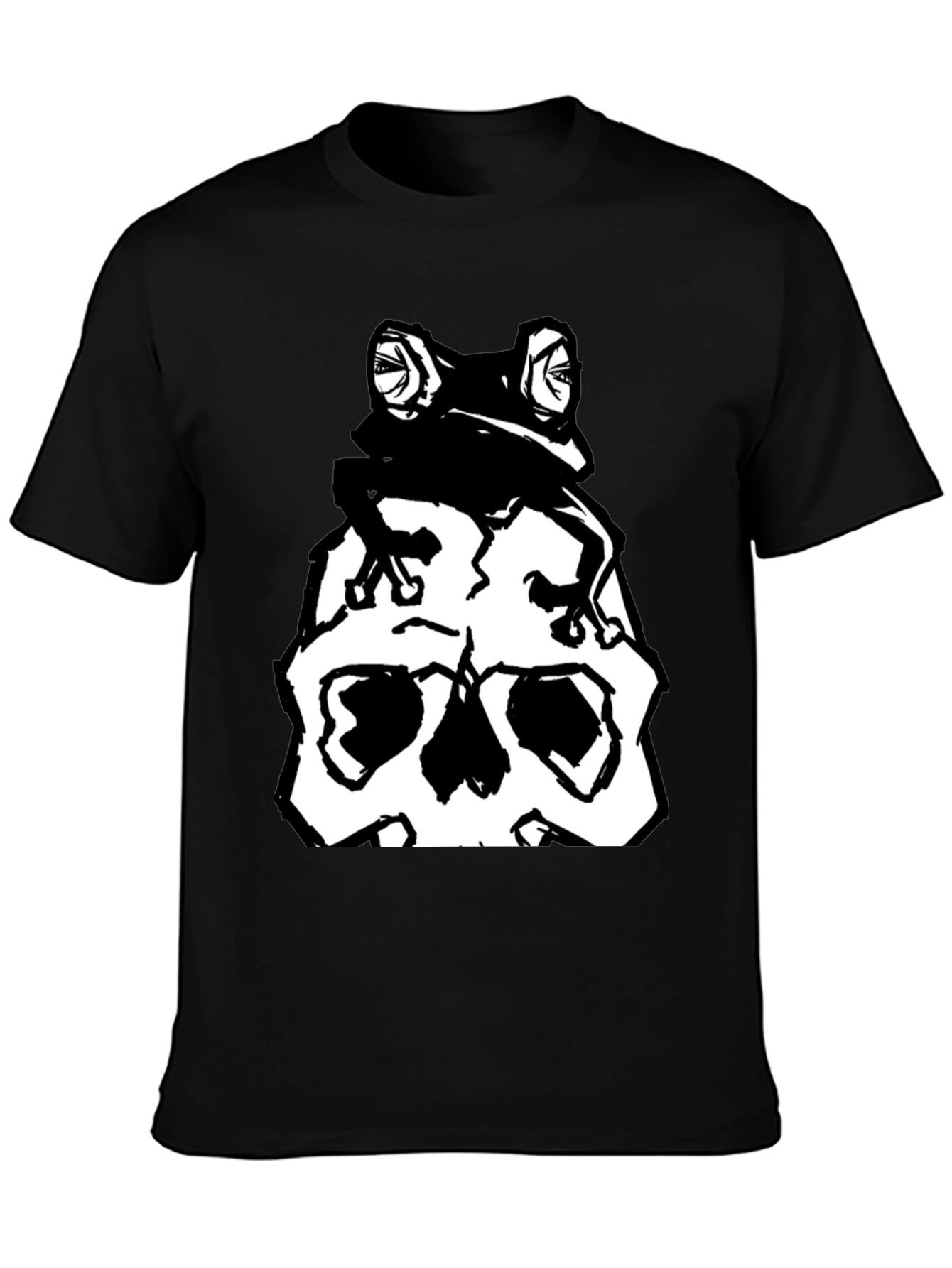 Frog Skull T-Shirt - Dark Humor Graphic Tee