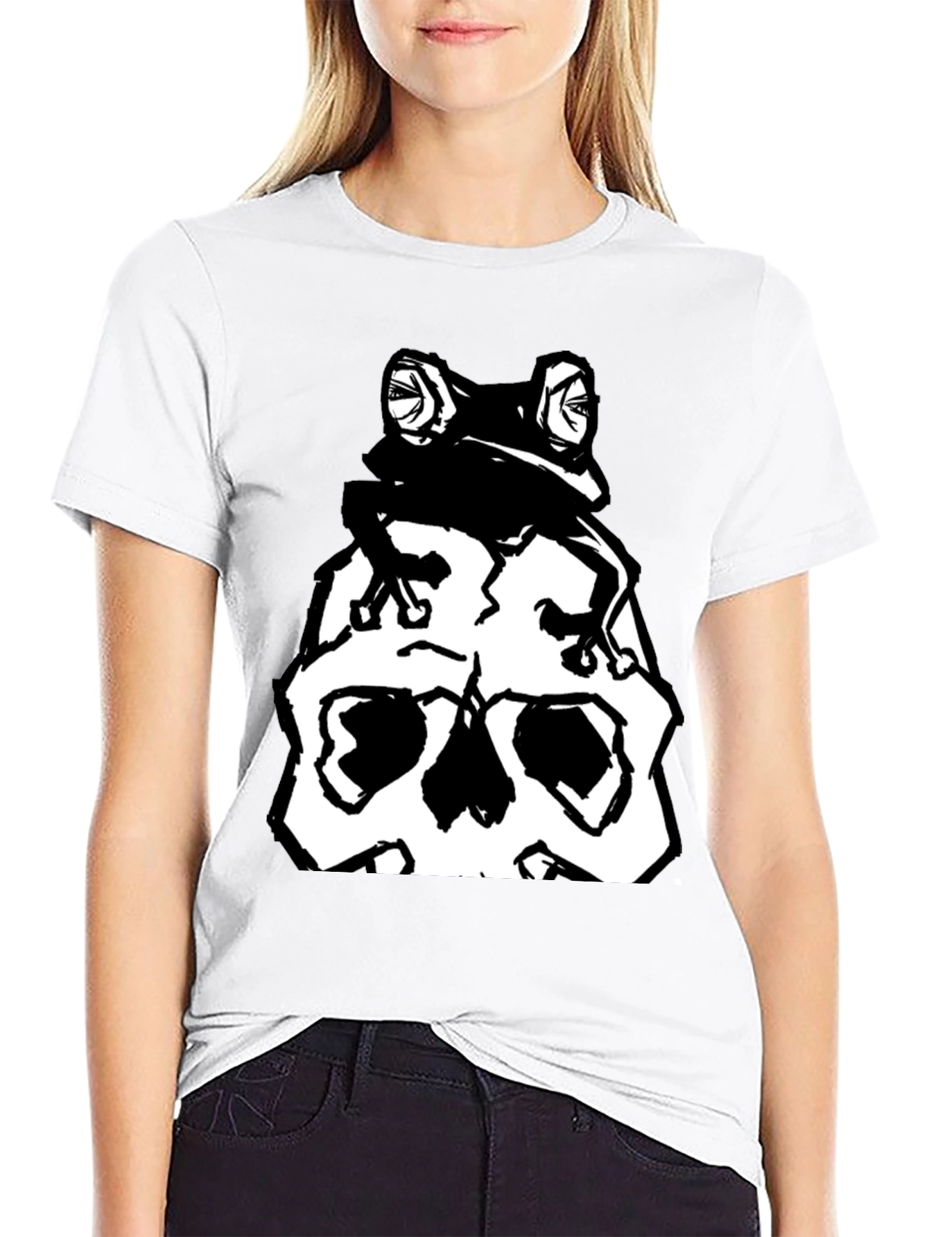 Frog Skull T-Shirt - Dark Humor Graphic Tee
