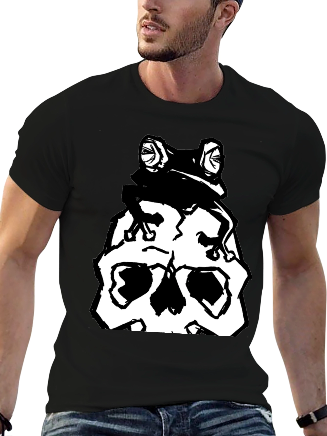 Frog Skull T-Shirt - Dark Humor Graphic Tee