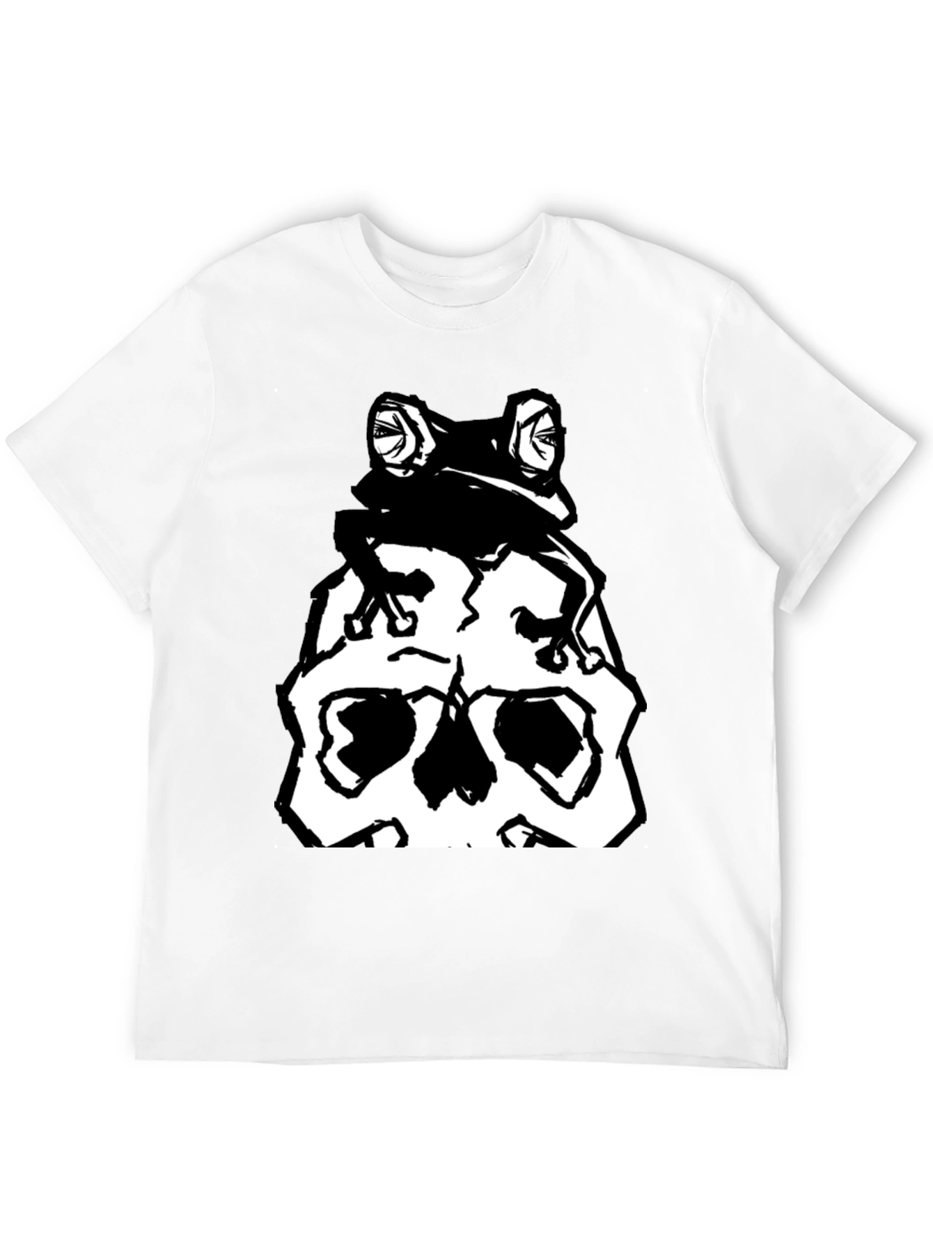 Frog Skull T-Shirt - Dark Humor Graphic Tee