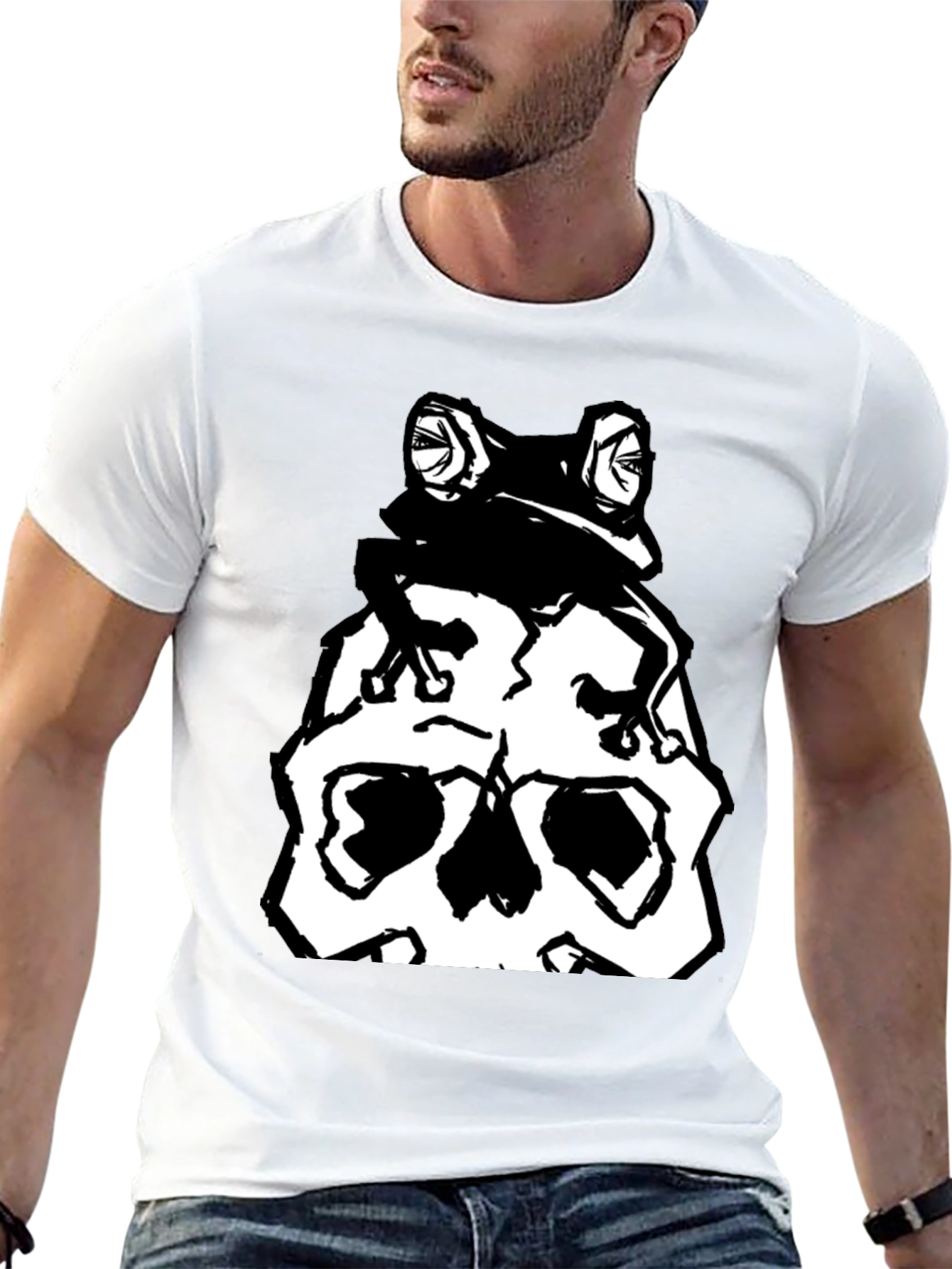 Frog Skull T-Shirt - Dark Humor Graphic Tee
