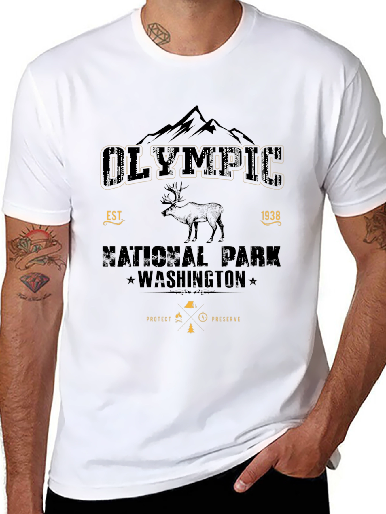 Olympic National Park Graphic T-Shirt