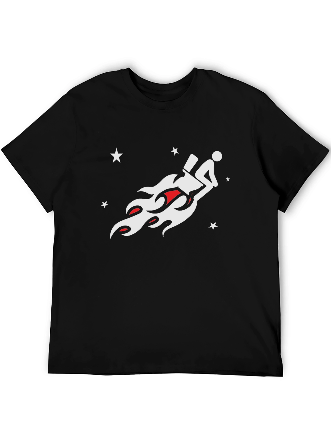 Toilet Rocket Black T-Shirt