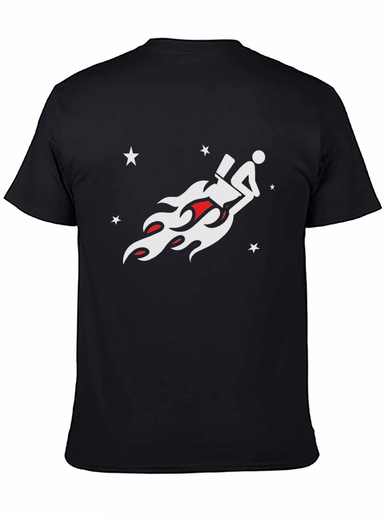 Toilet Rocket Black T-Shirt