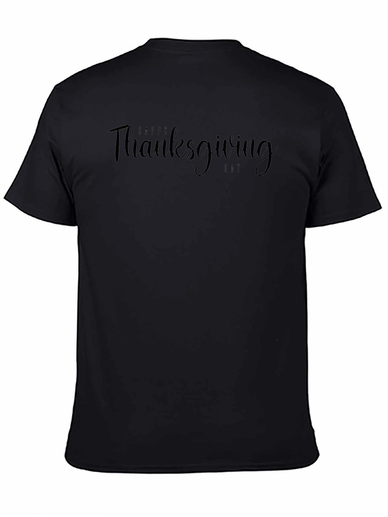 Thanksgiving Day Black T-Shirt