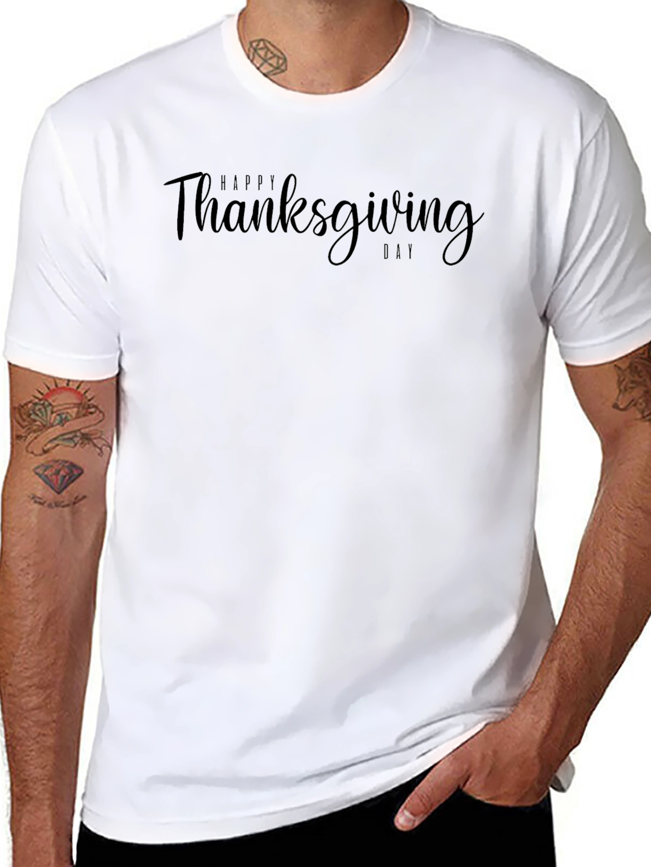 Thanksgiving Day Black T-Shirt