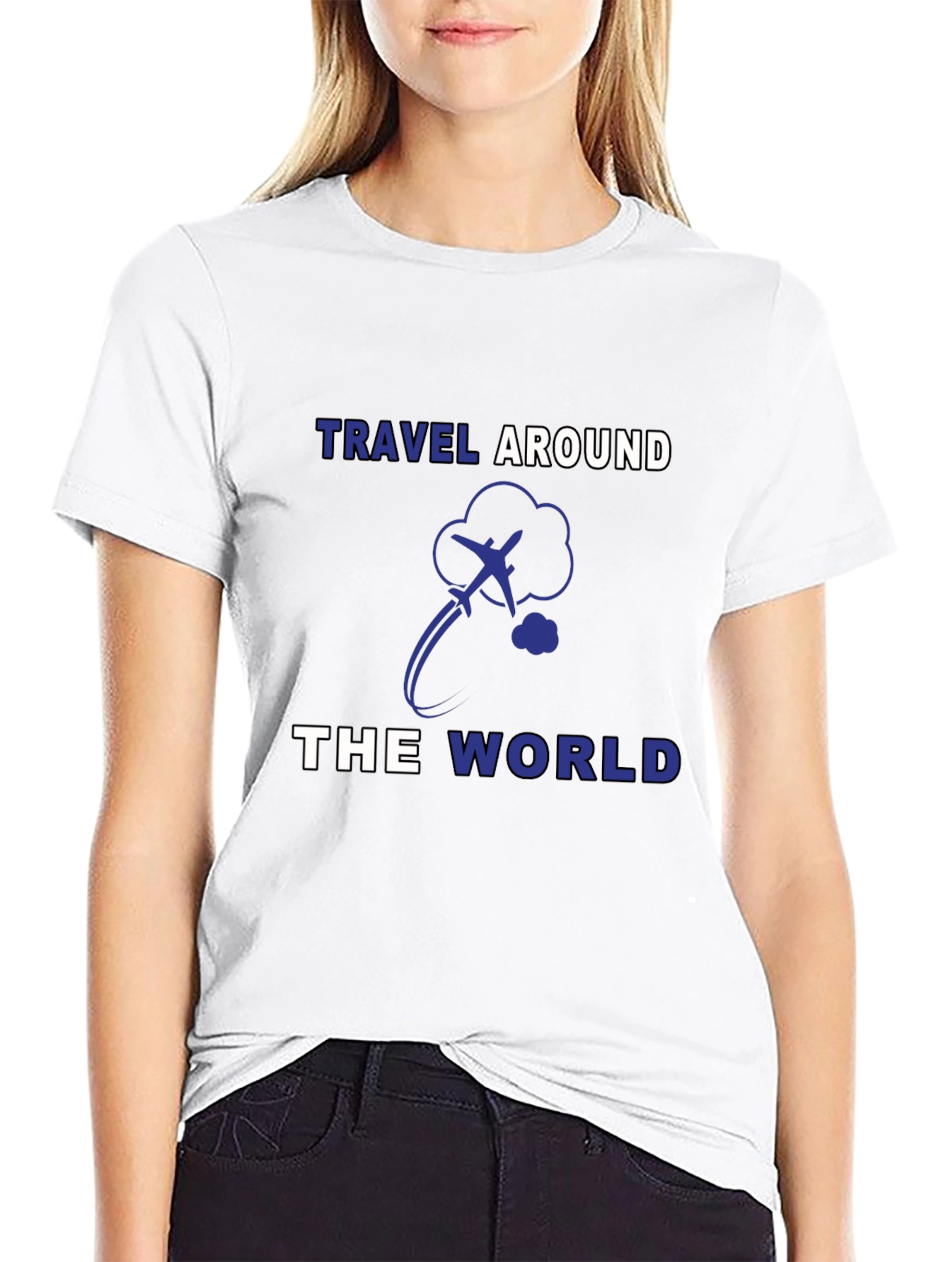 Travel Around the World Graphic T-Shirt