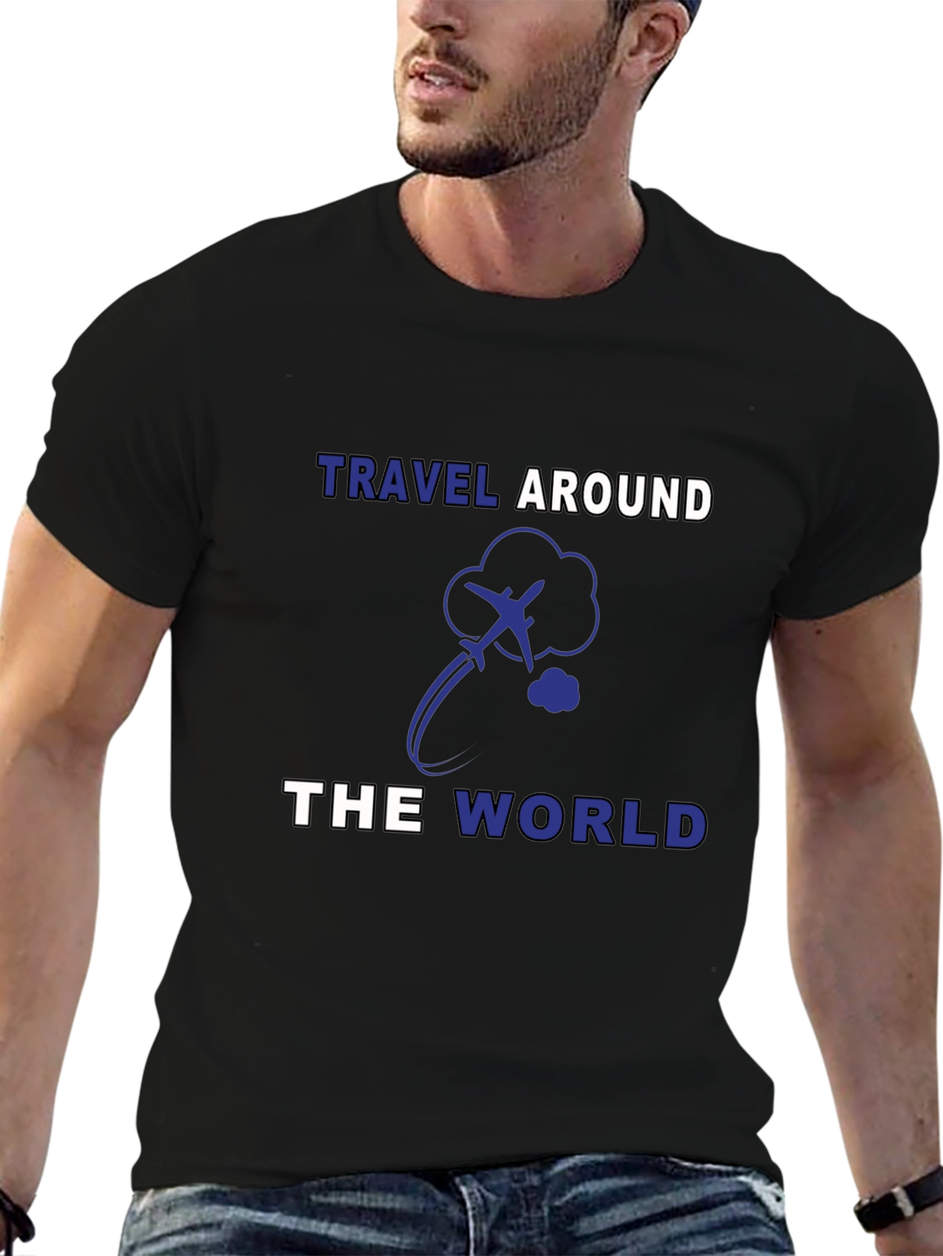 Travel Around the World Graphic T-Shirt
