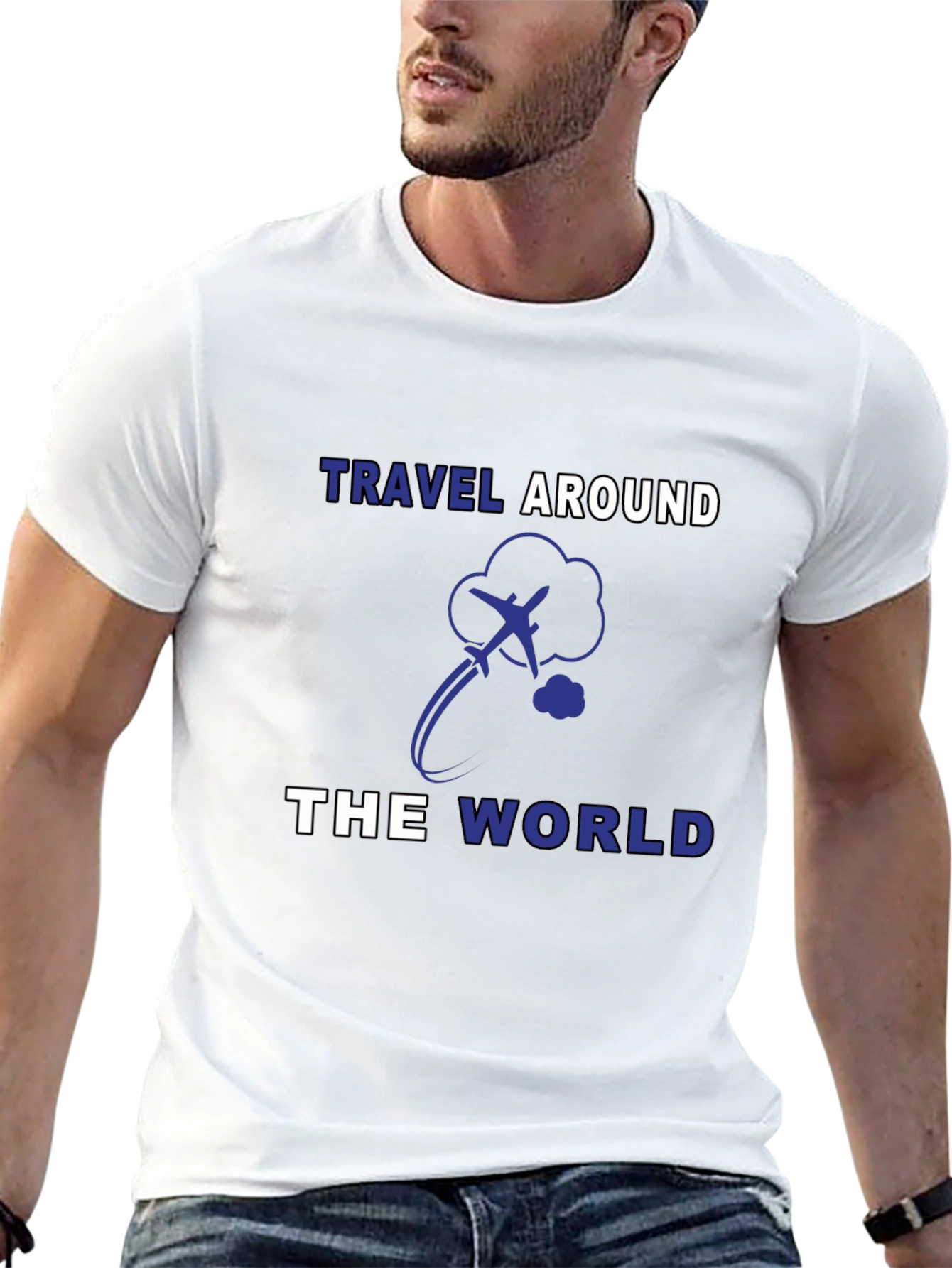Travel Around the World Graphic T-Shirt
