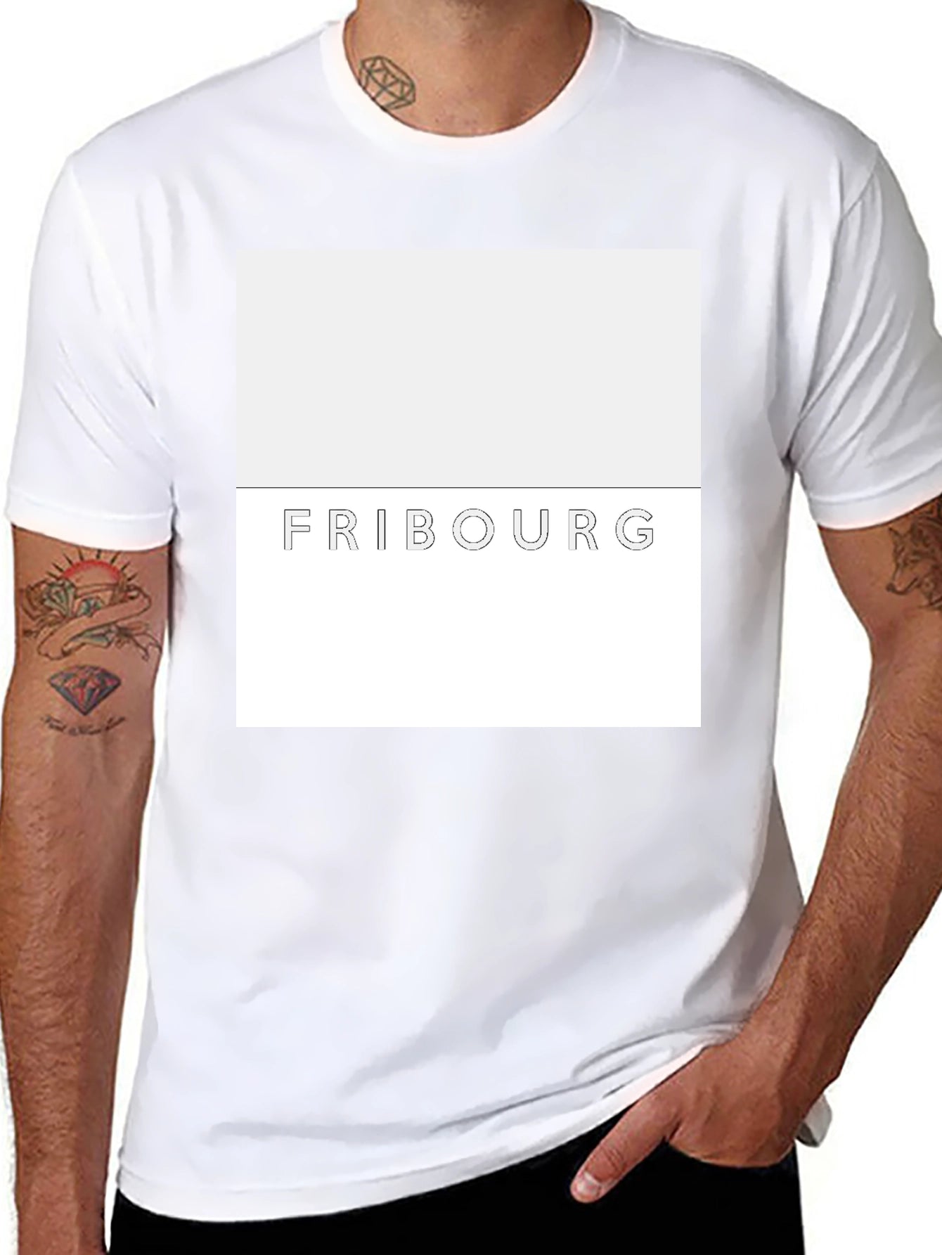 Fribourg T-Shirt - Minimalist Design